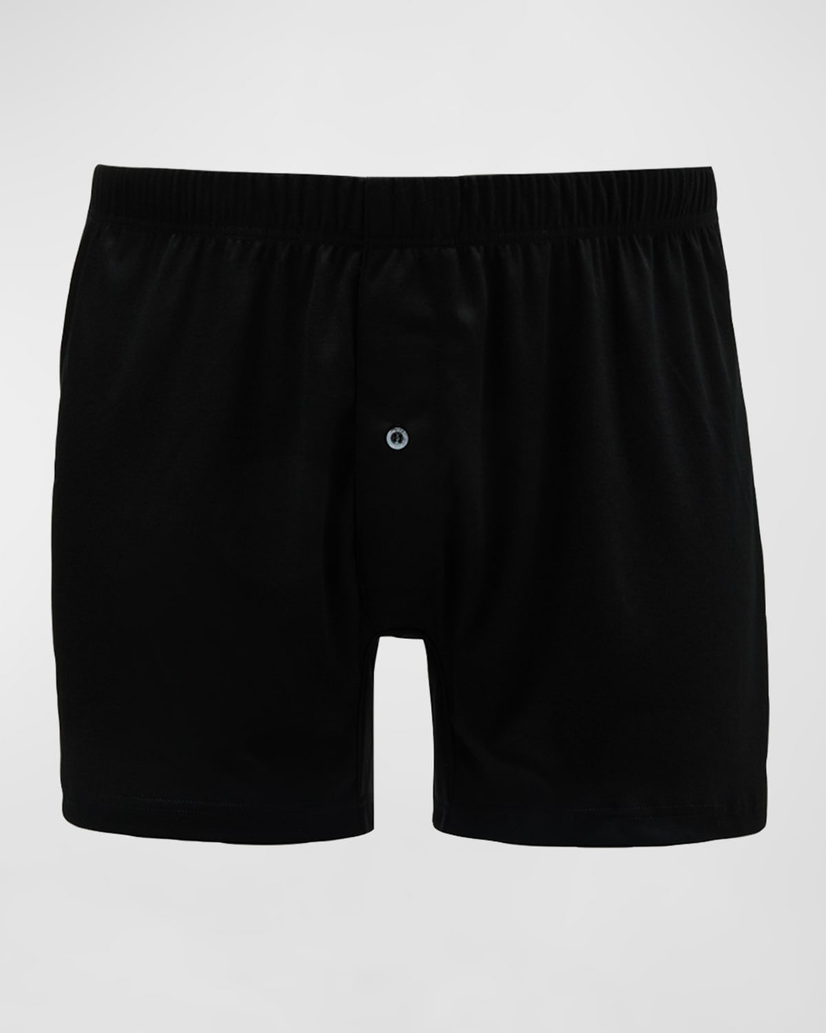 Zimmerli Men's Sea Island Cotton Boxer Briefs In Black