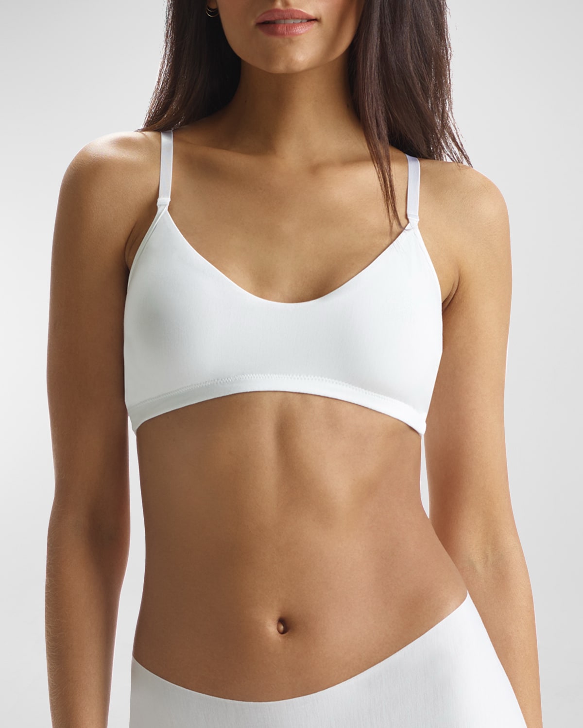 Commando Butter Wire-free Bralette In Wht-white