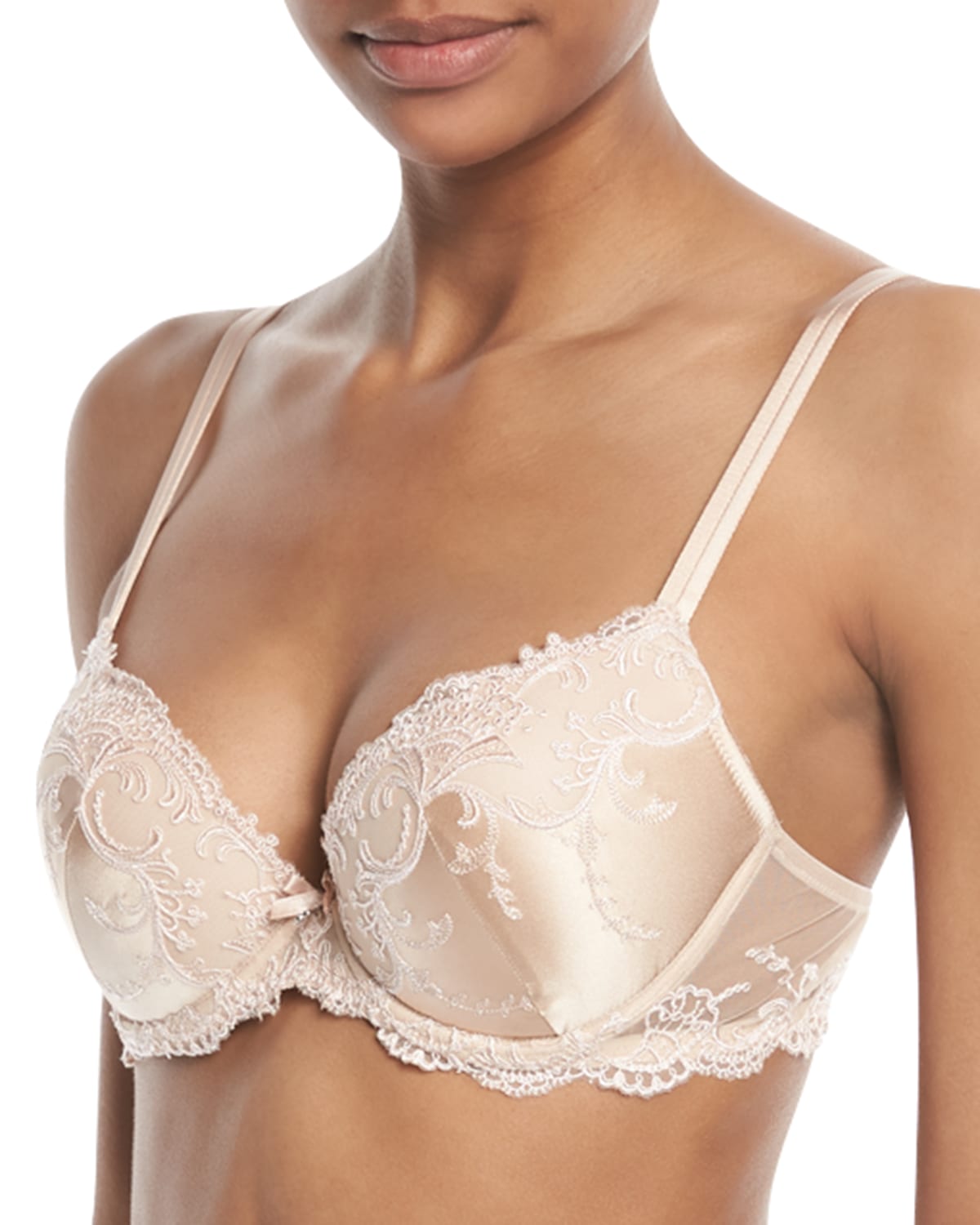 LISE CHARMEL SPLENDEUR SOIE CONTOUR LACE BRA,PROD209500007