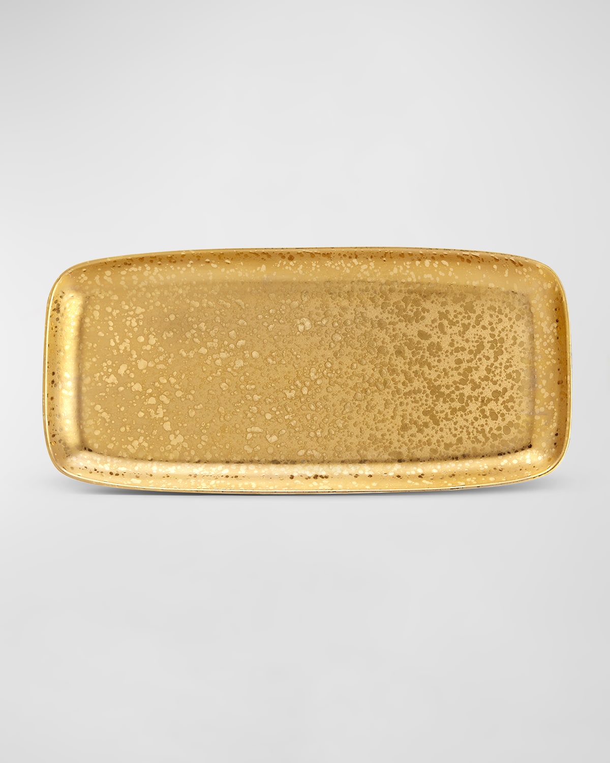 L'objet Alchimie Medium Rectangular Platter In Gold