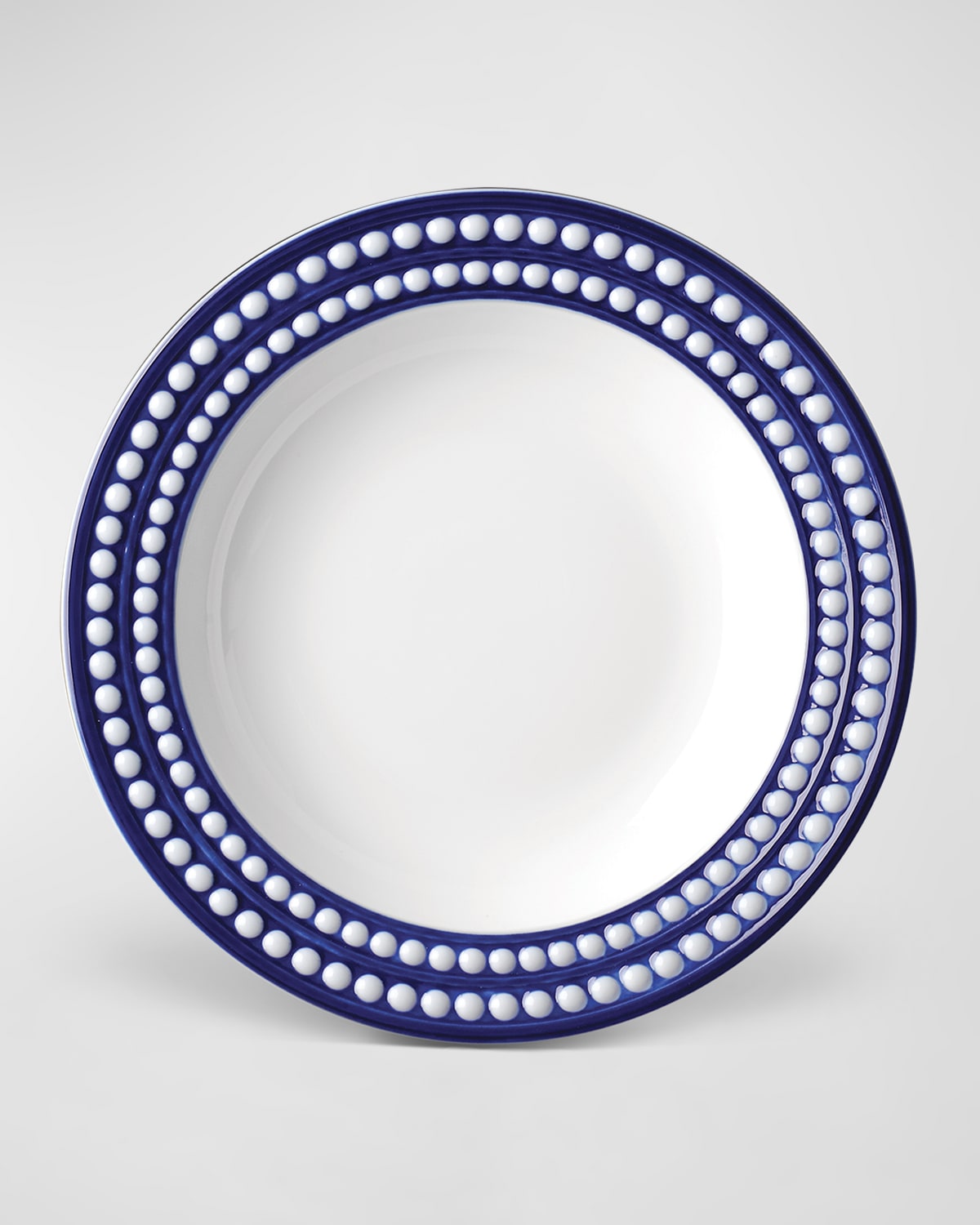 L'objet Perlee Soup Plate In Blue