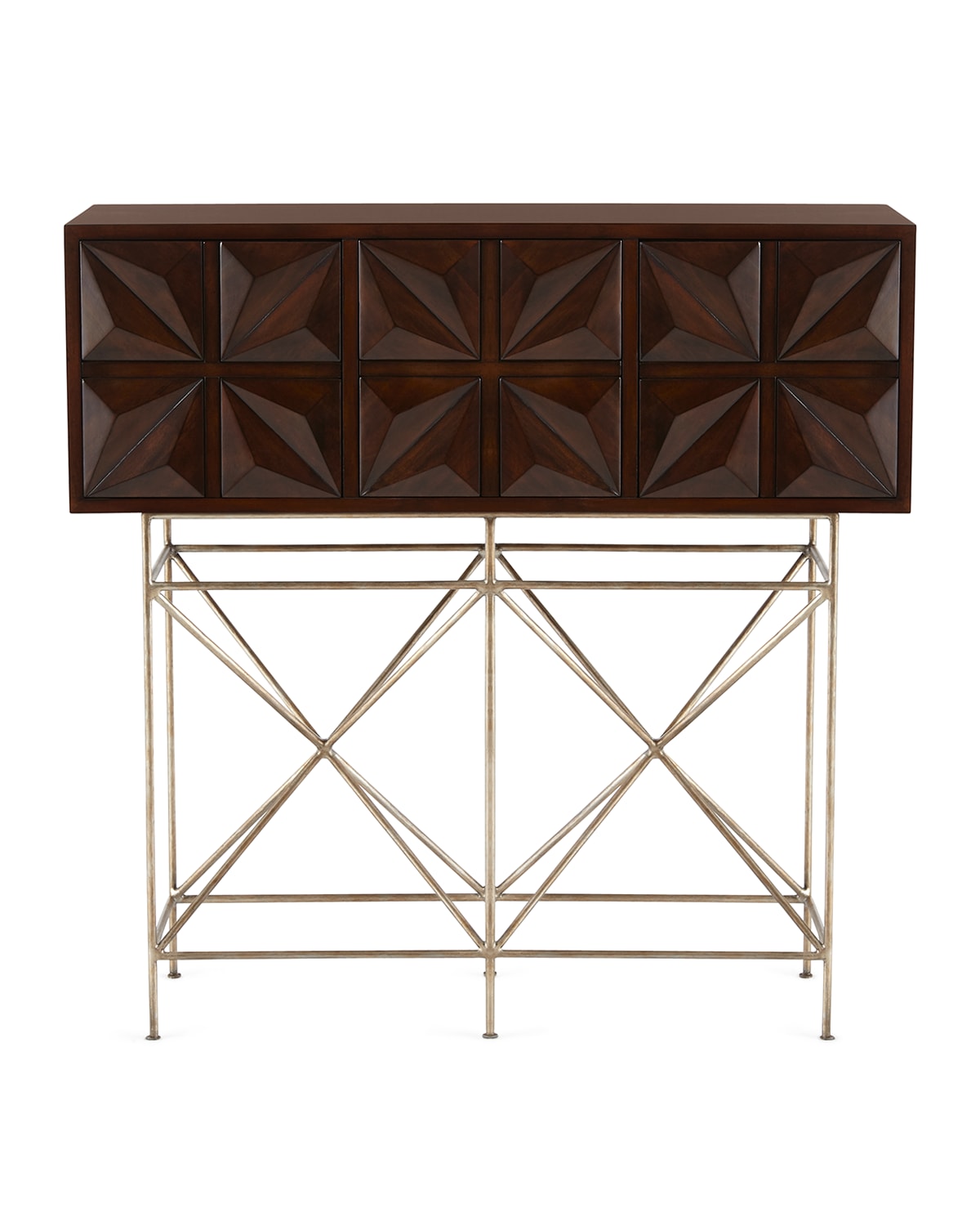 Ambella Kristoff Console Table In Brown