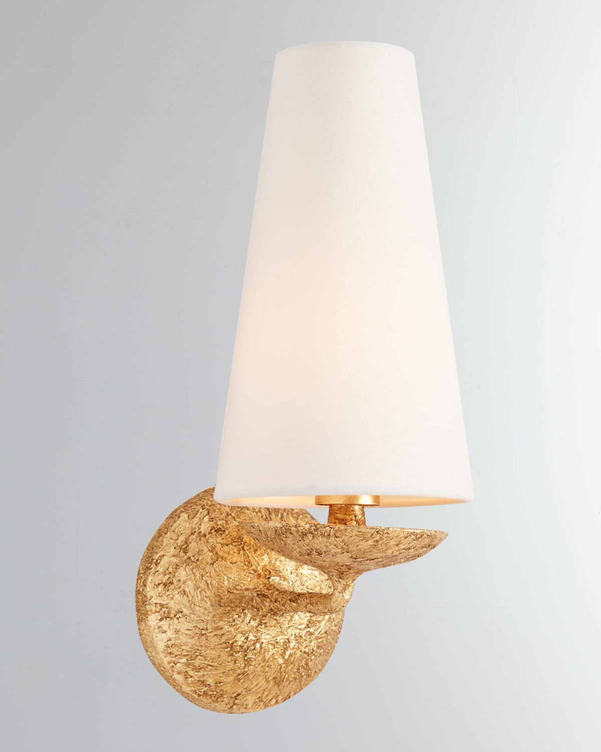 Aerin Fontaine Single Sconce In Aged Iron