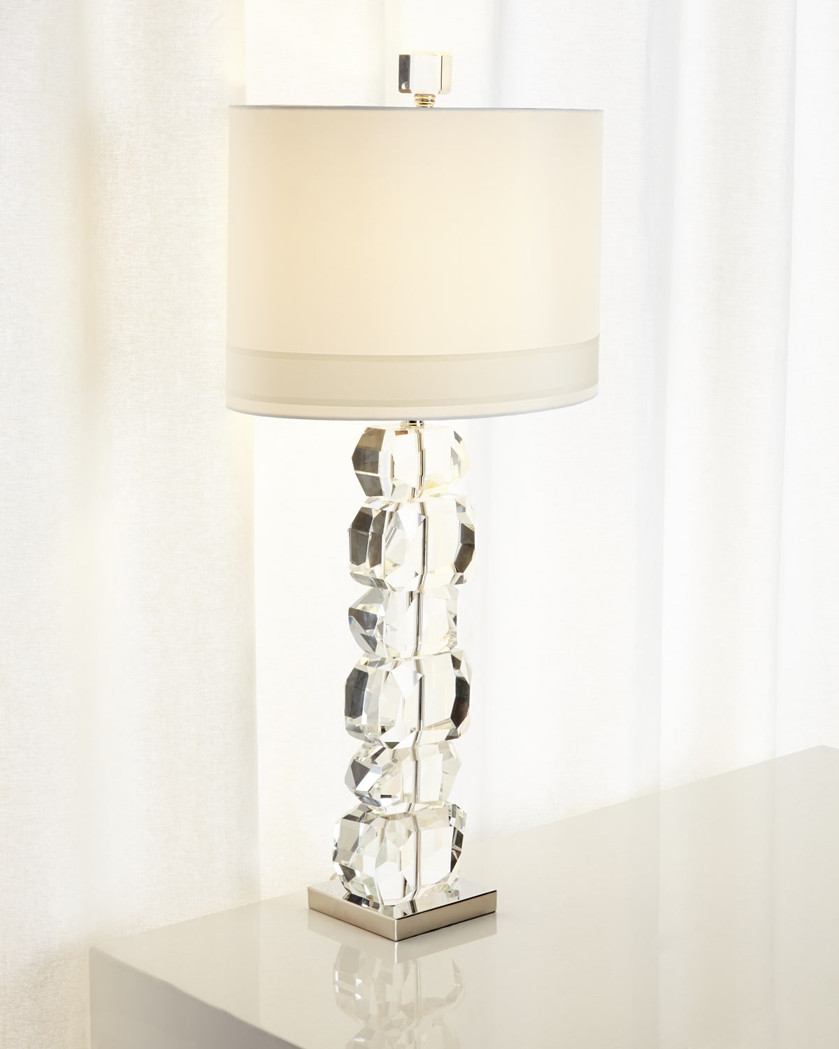 Global Views Lynx Stacked Gemstone Lamp