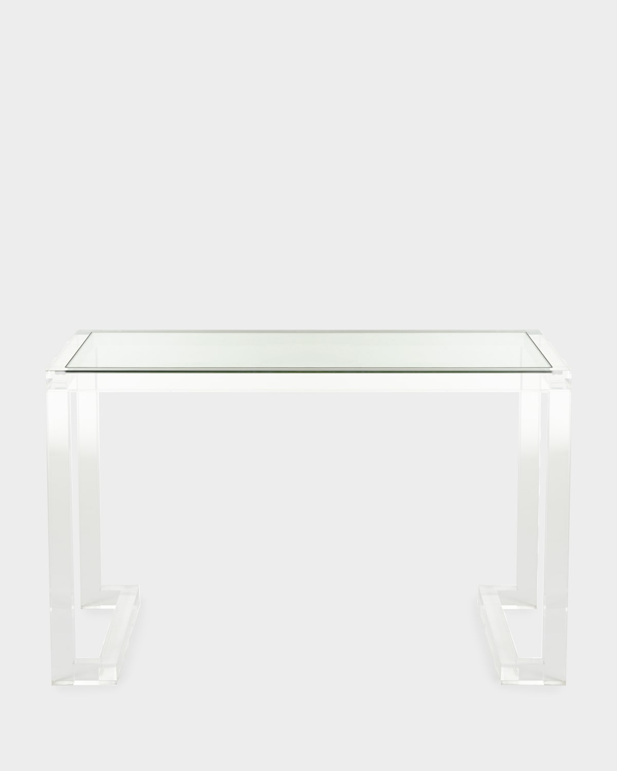 Interlude Home Ava Acrylic Writing Desk In Clear