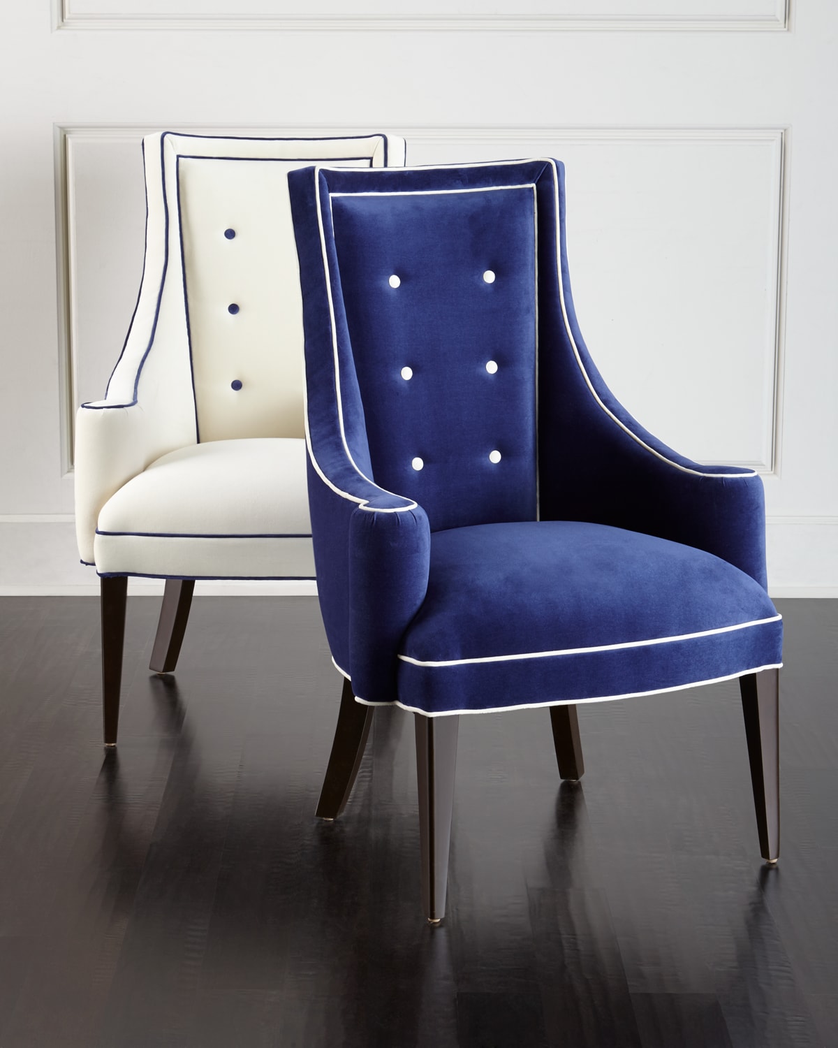 Haute House Classic Pat Chair In Ivory
