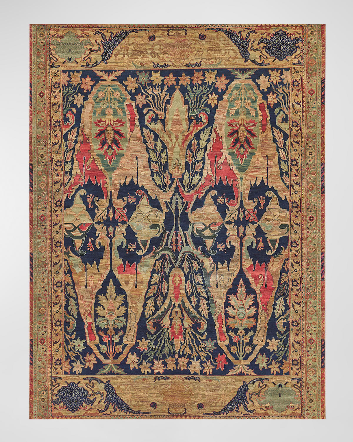 Exquisite Rugs Madigan Hand-knotted Rug, 9' X 12' In Multi