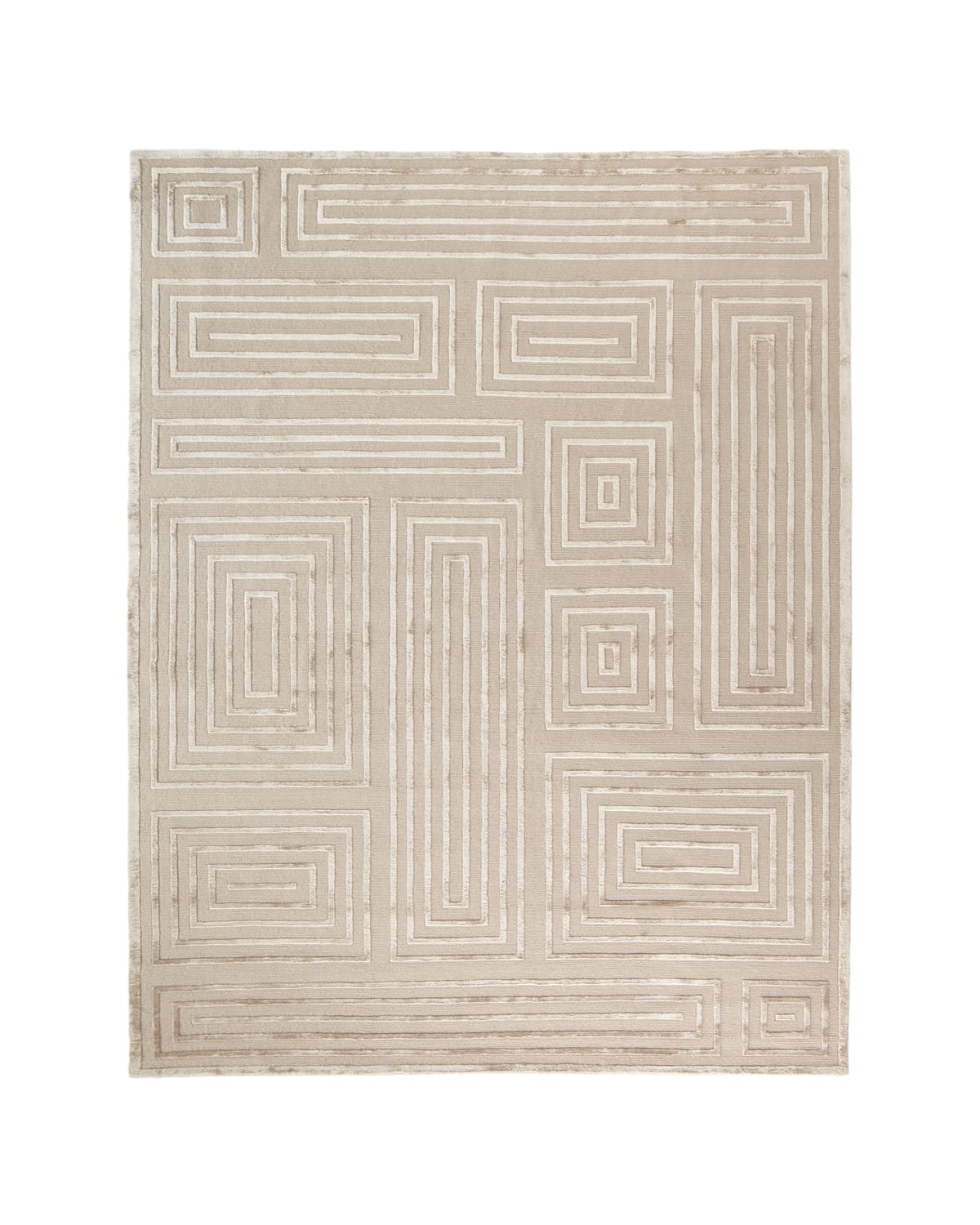 Exquisite Rugs Spiral Quads Rug, 10' X 14'