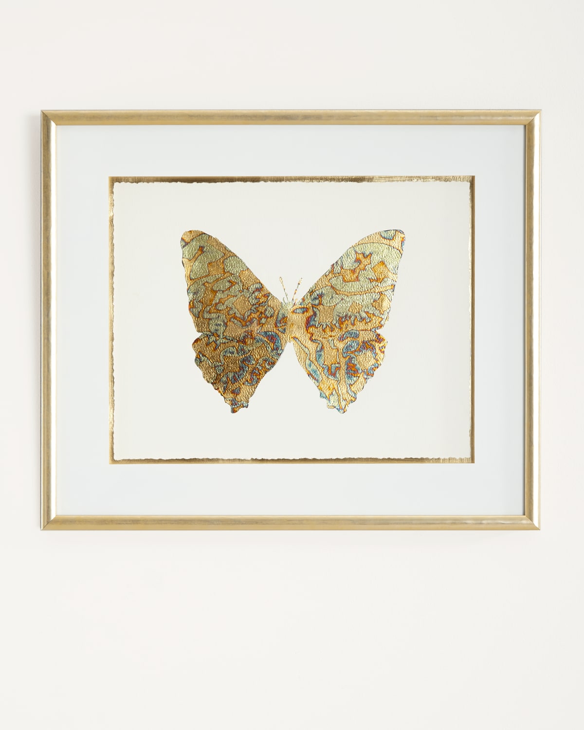 John-richard Collection Shimmering Butterfly V" Artwork" In Multi