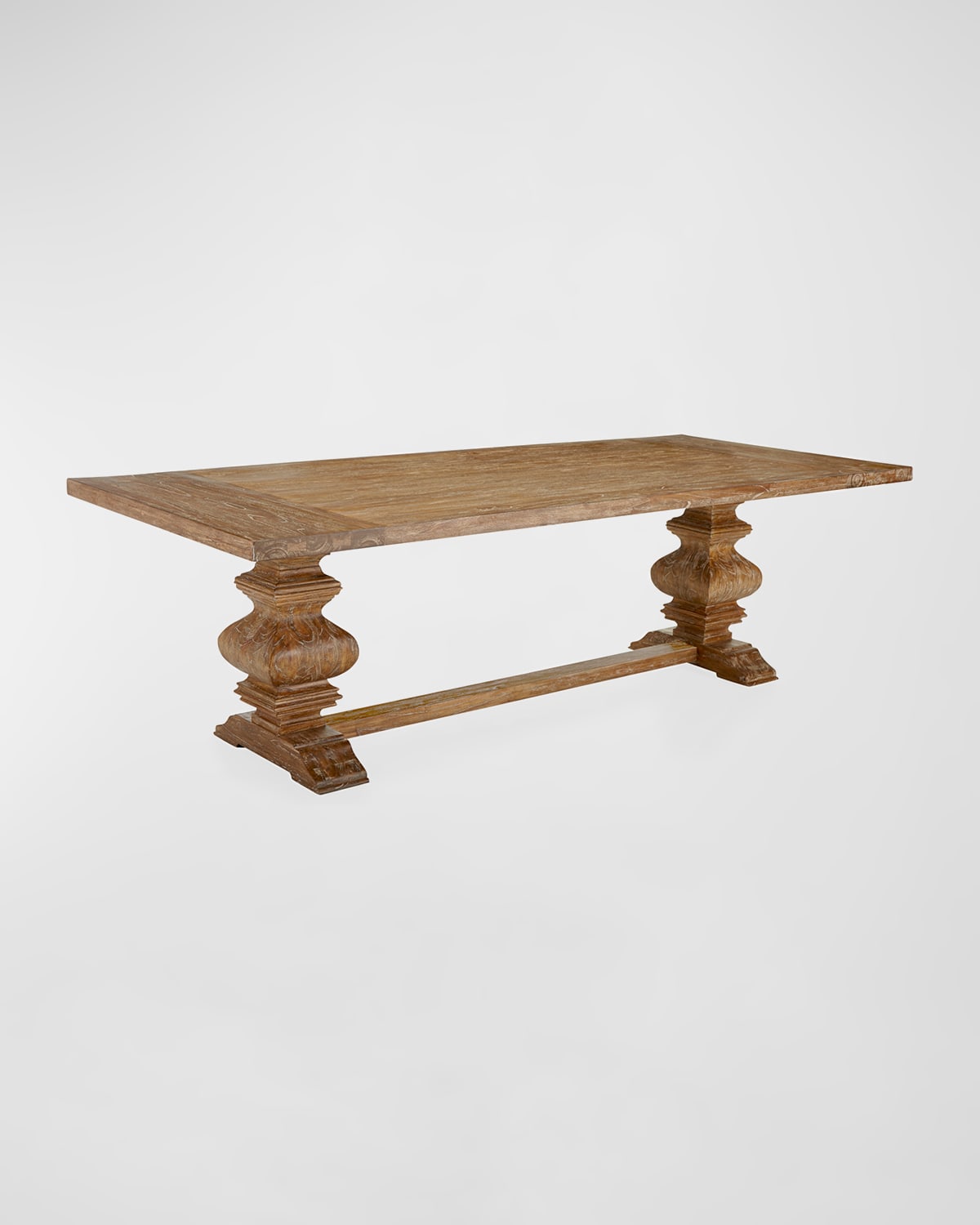 Ambella Heatley Pedestal Table In Brown