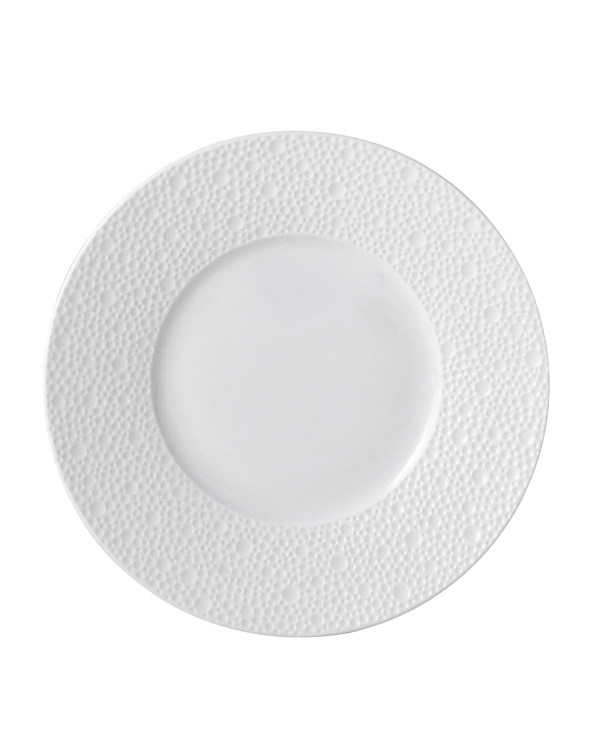 Bernardaud Ecume White Dinner Plate In White