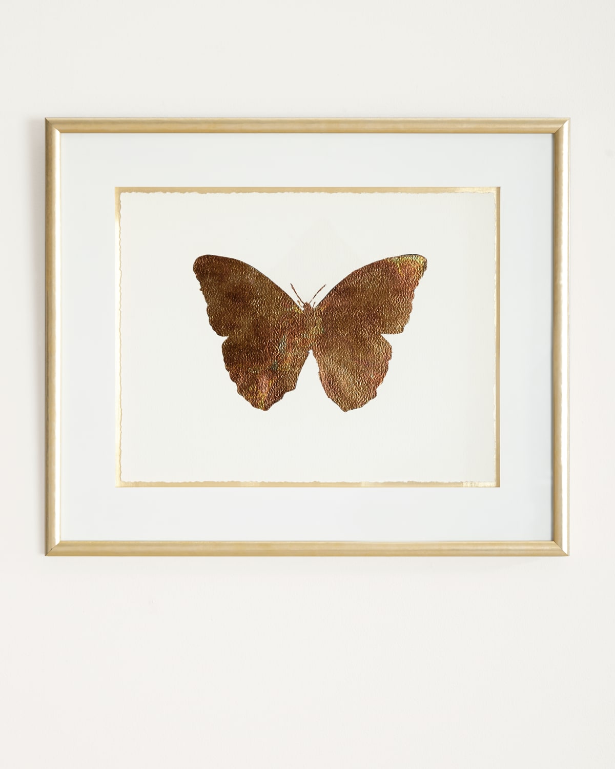 John-richard Collection Shimmering Butterfly Iv" Artwork" In Bronze