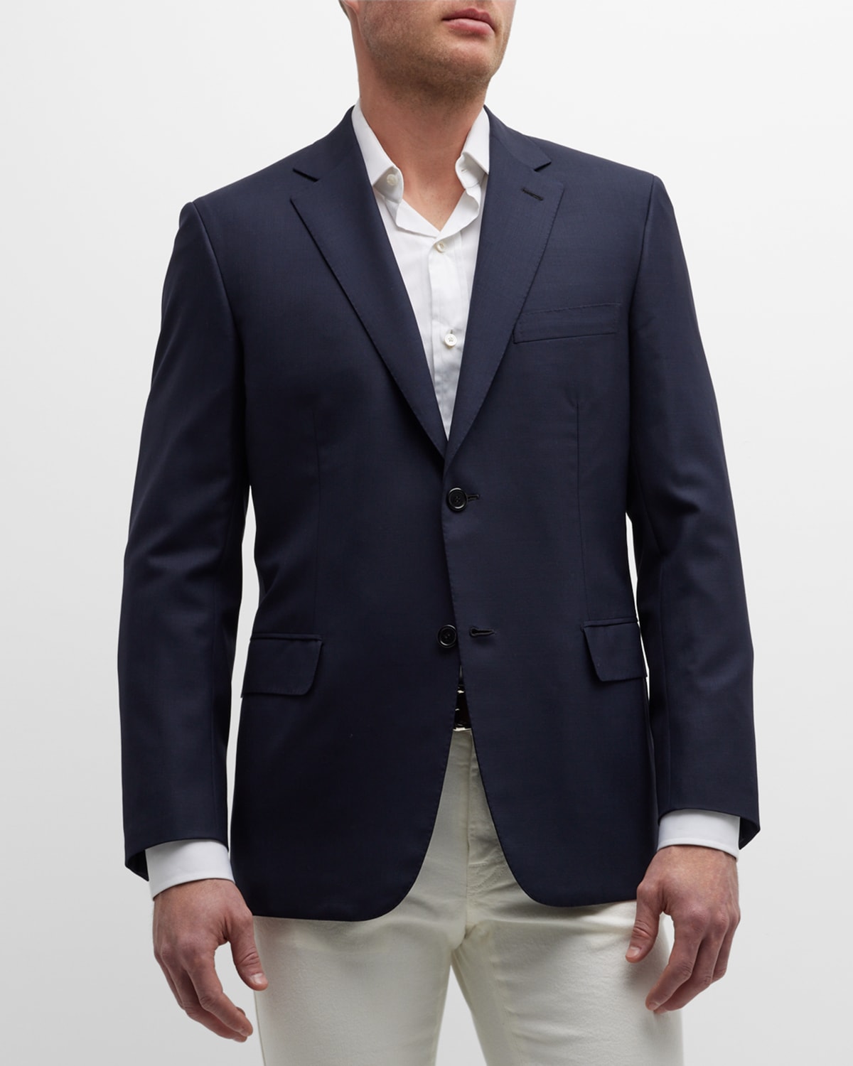 Men's Ravello Wool Two-Button Sport Coat