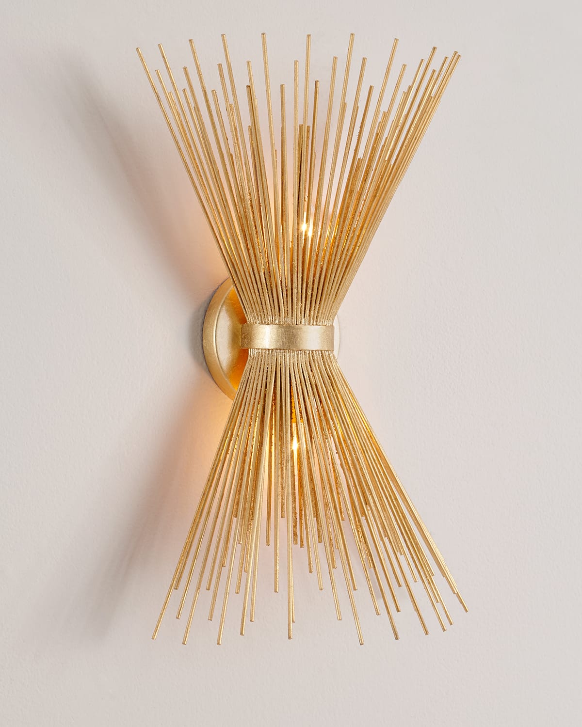 Worlds Away Spray Sconce In Gold Leaf
