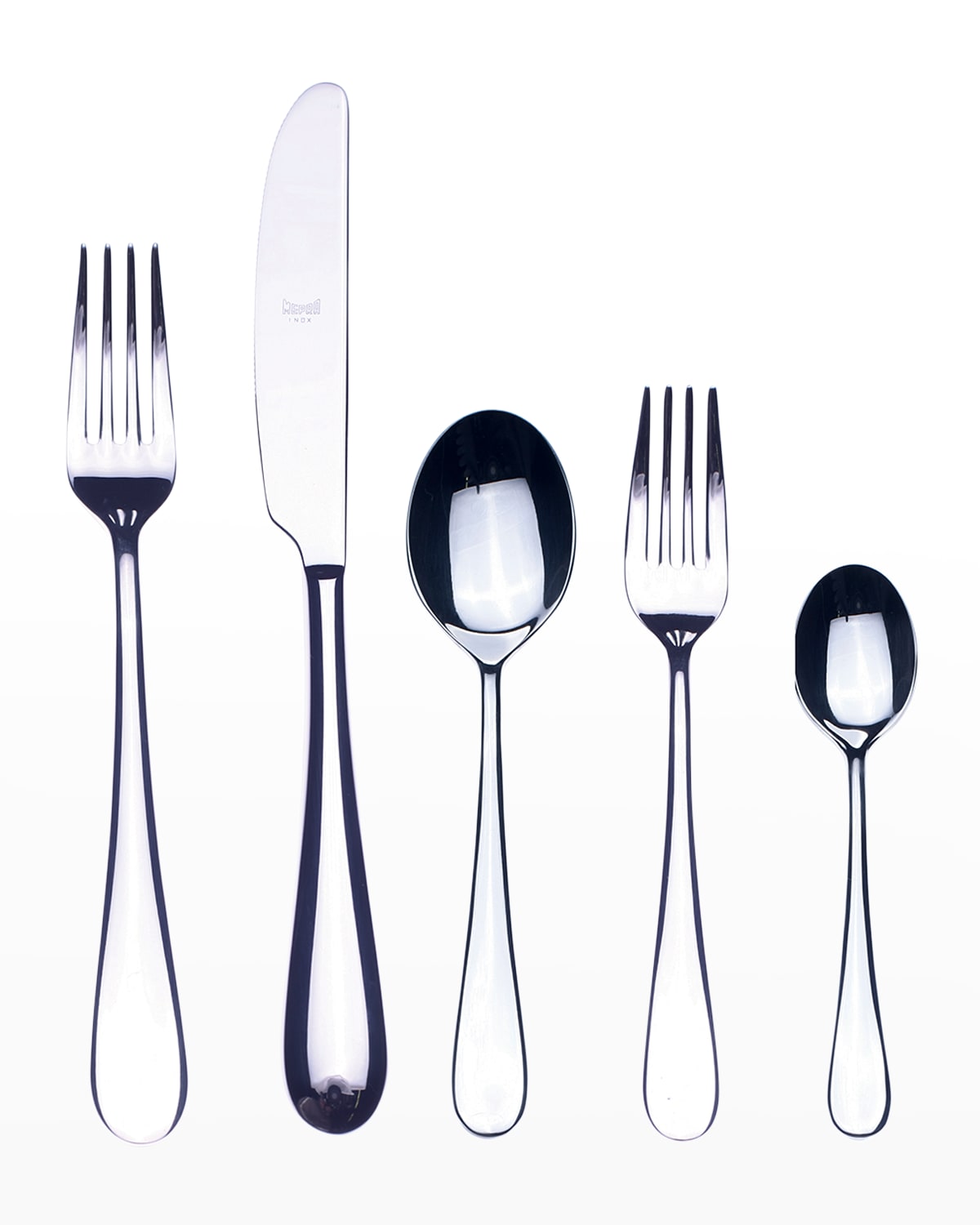 MEPRA 5-PIECE STAINLESS STEEL FLATWARE PLACE SETTING