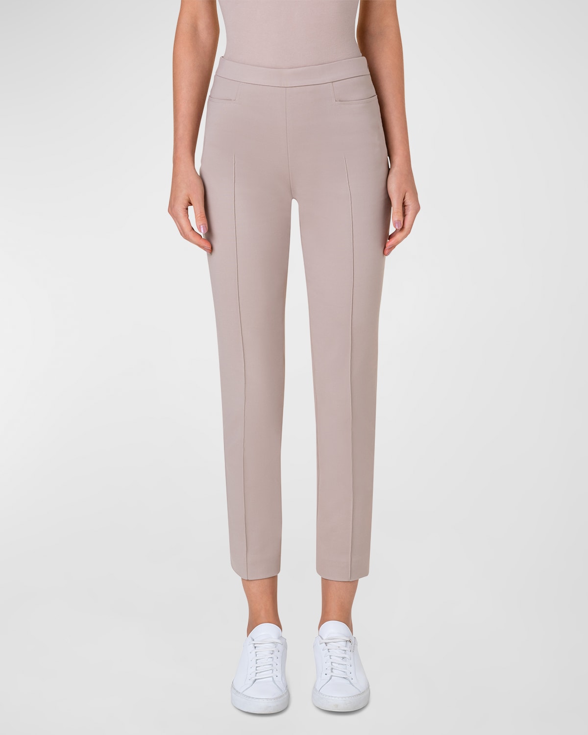 Franca Mid-Rise Cropped Pants