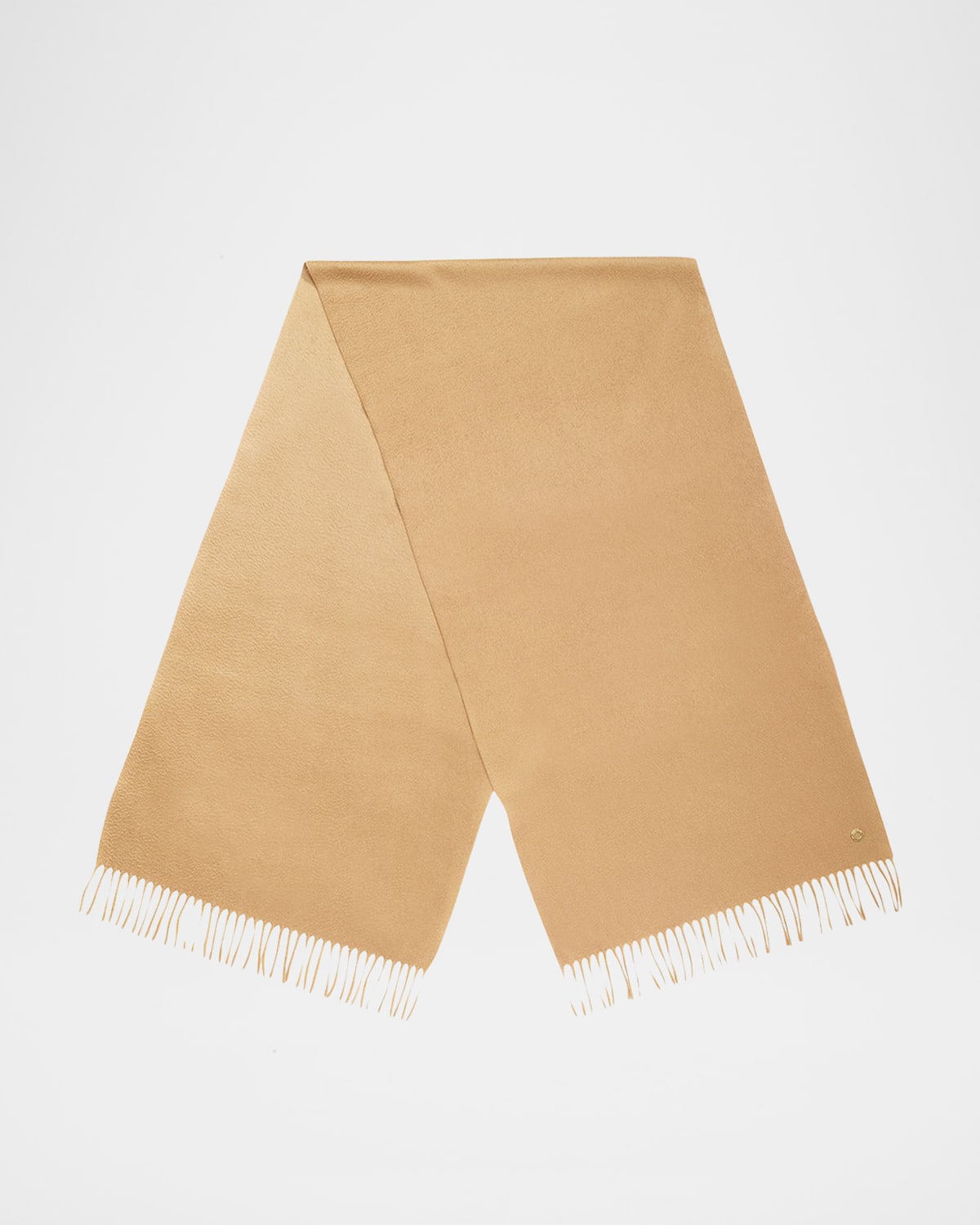 Cashmere Sciarpa Grande Fringe-Trim Scarf