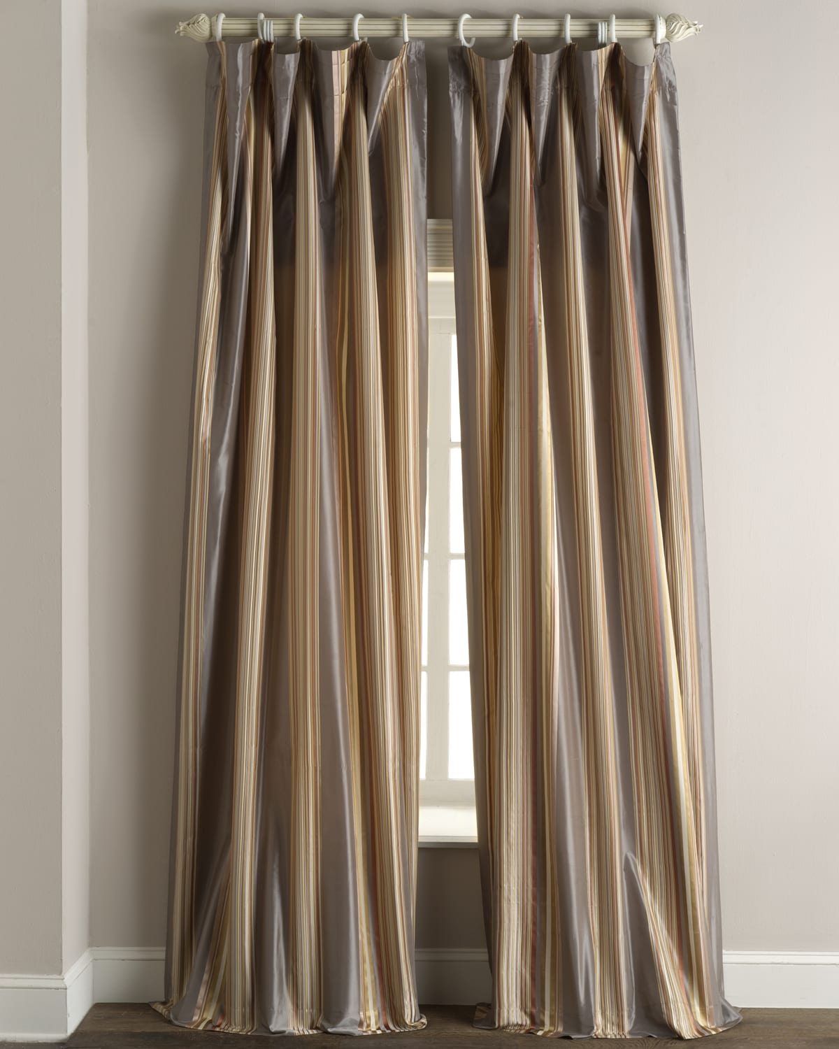 Home Silks Each Sienna Curtain, 96"l