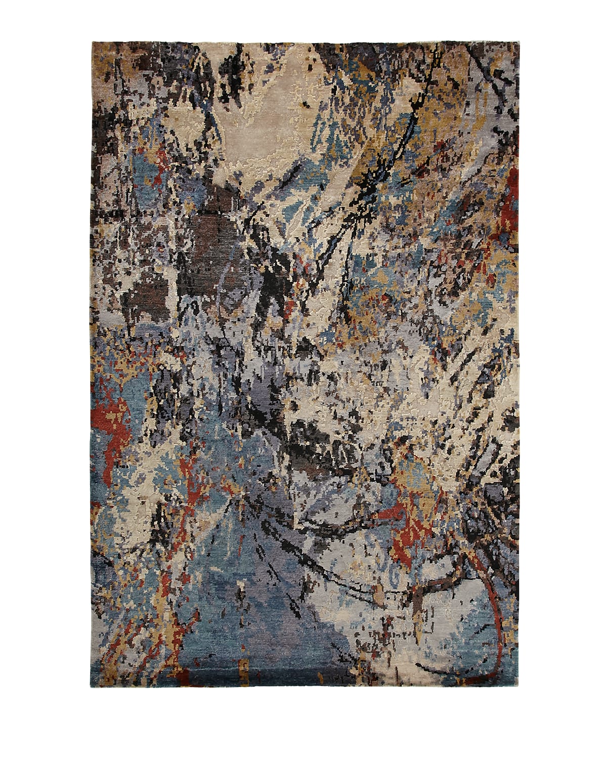 HAVEN & LOOM THUNDER HAND KNOTTED RUG, 4' X 6' 