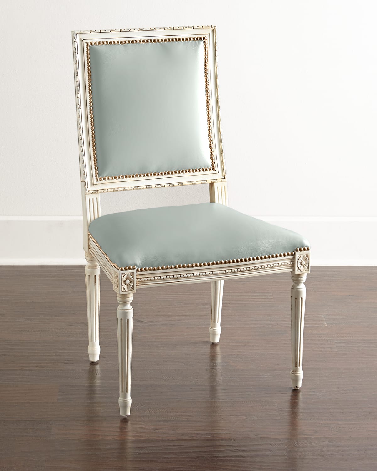 Massoud Ingram Leather Dining Chair, E4