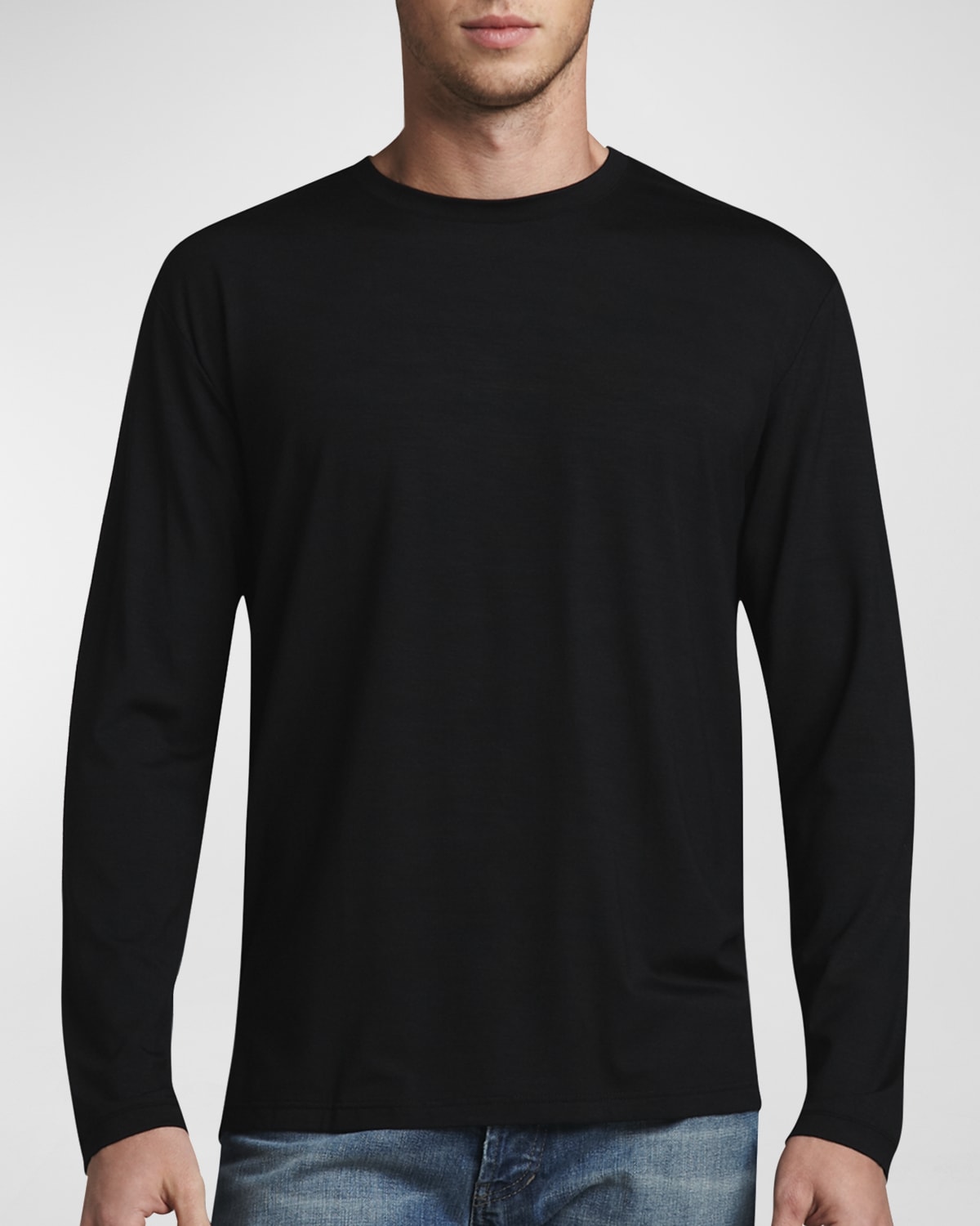 Basel 1 Long-Sleeve Jersey T-Shirt, Black