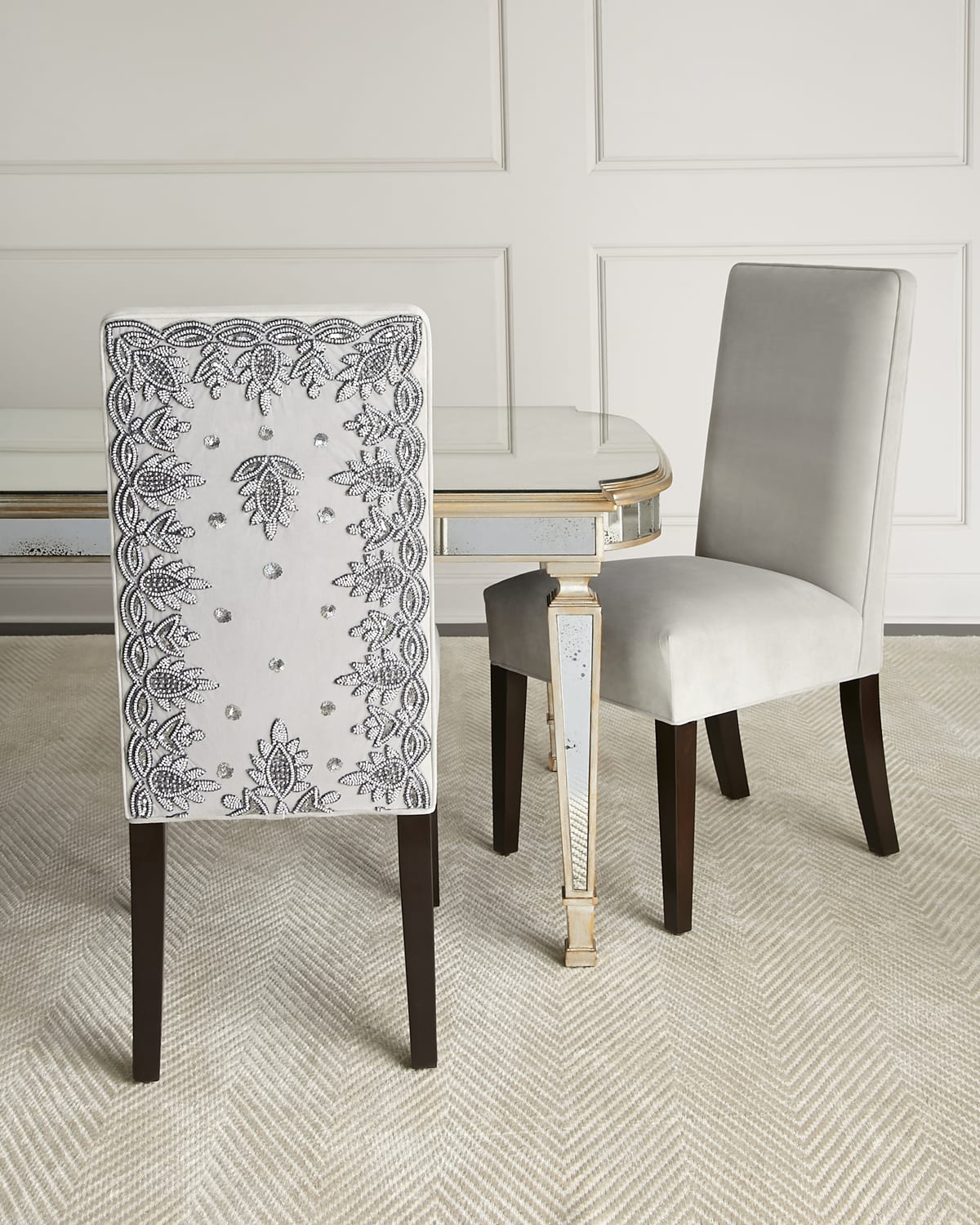 Haute House Silver Caramel Dining Chair