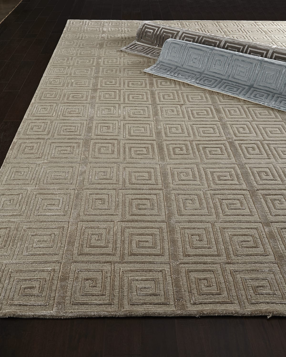 Exquisite Rugs Diona Greek Key Rug, 12' X 15' In Beige
