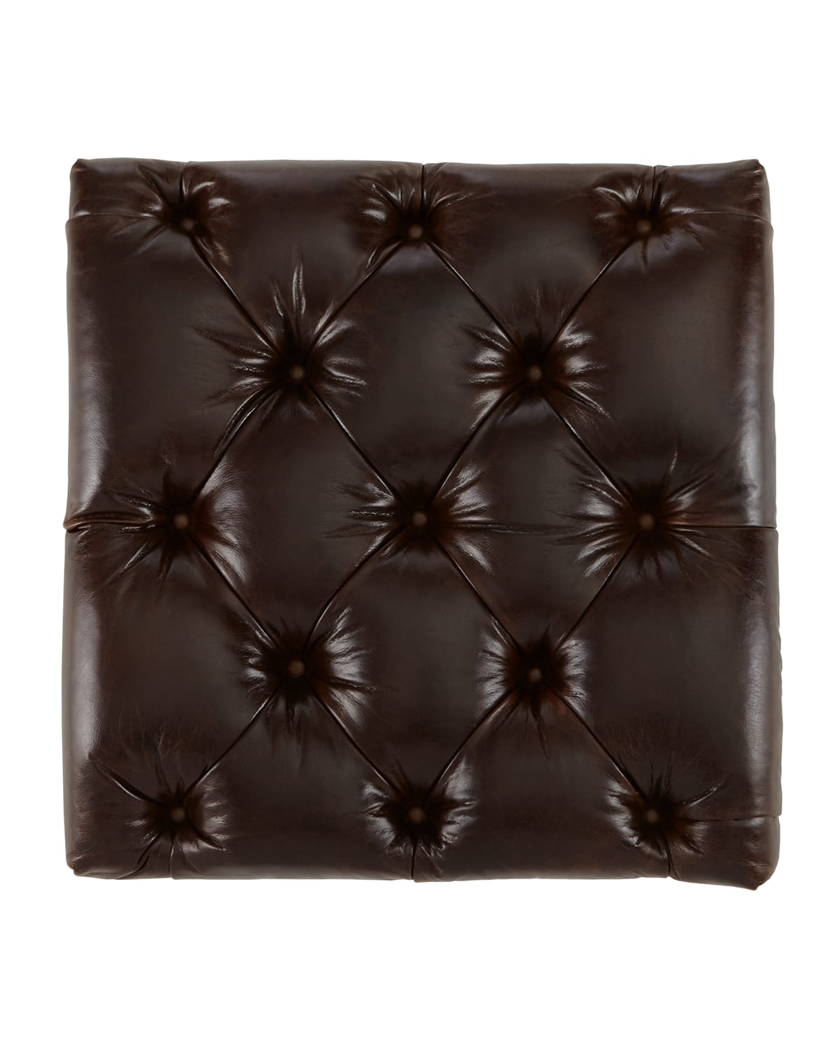 Massoud Davidson 69" Two-cushion Chesterfield Sofa In Brown