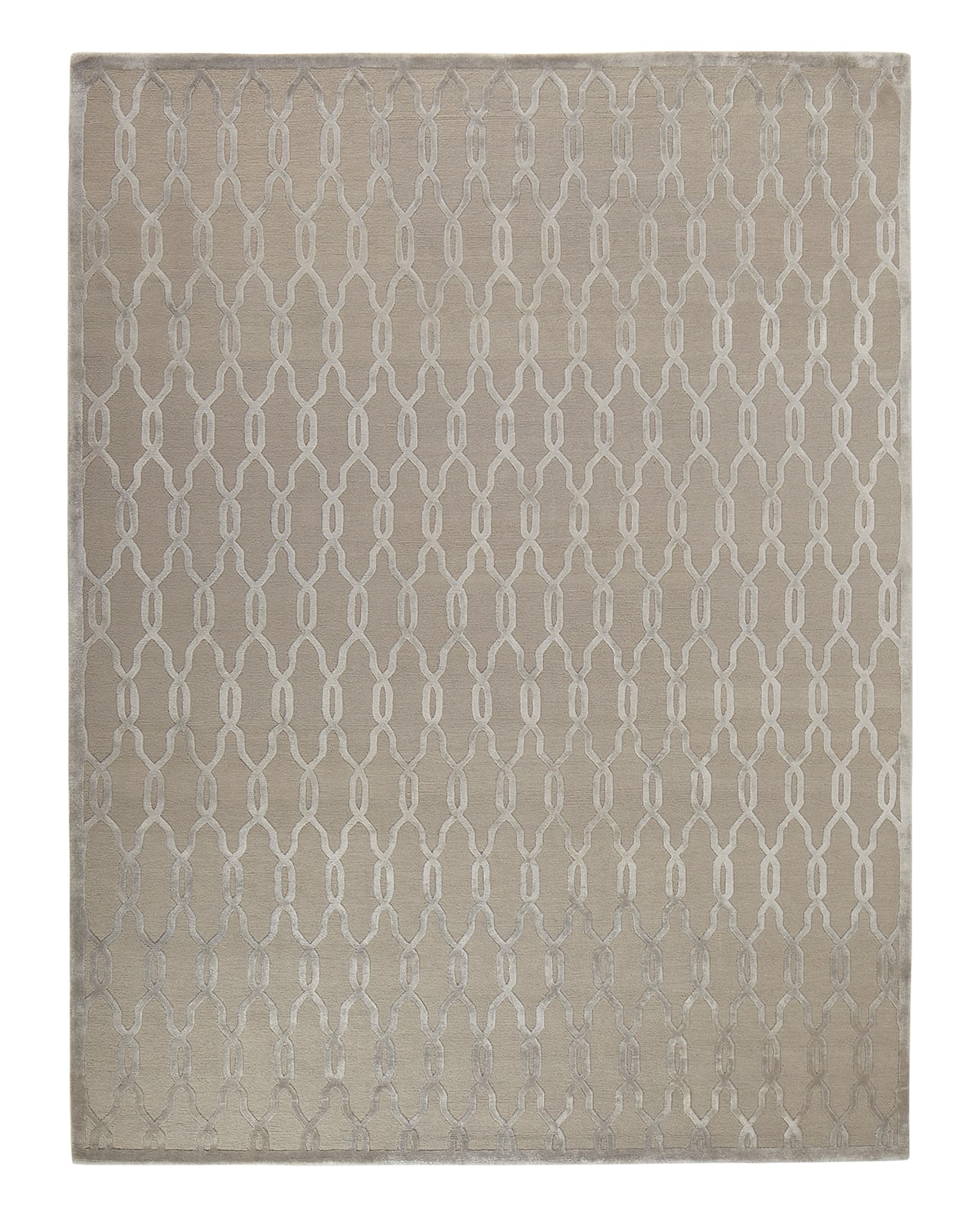 Shop Exquisite Rugs Tibor Rug, 6' X 9' In Silver