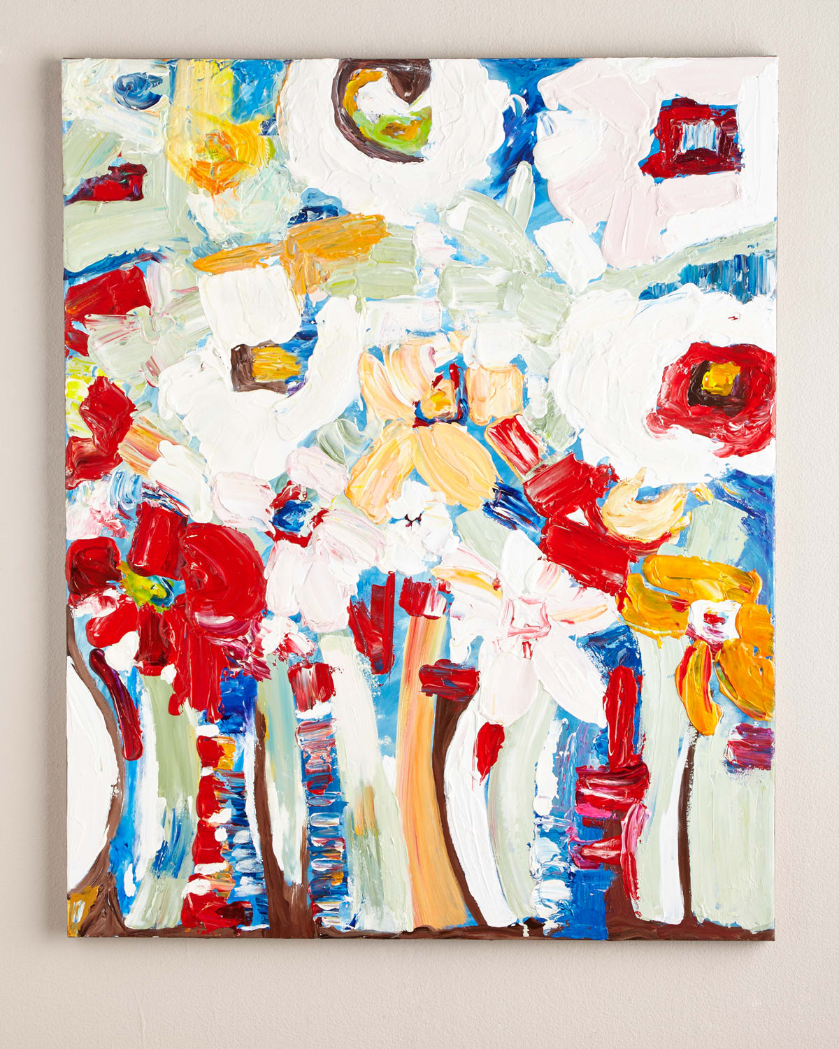 Rfa Fine Art Jessie's Bouquet Original Painting In Multi Colors