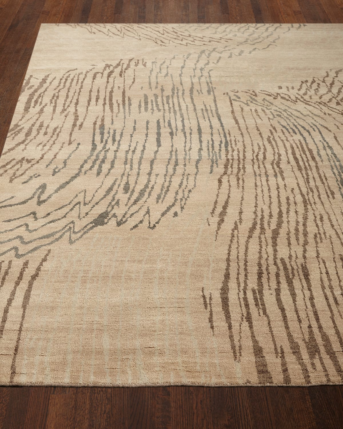 Josie Natori Shady Brook Rug, 6' X 9' In Tan