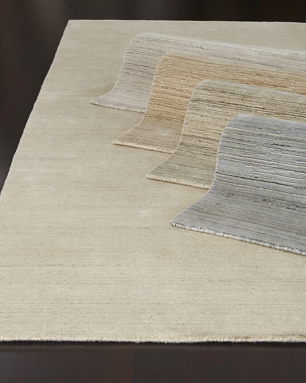 Exquisite Rugs Radford Striated Rug, 8' X 10' In Beige