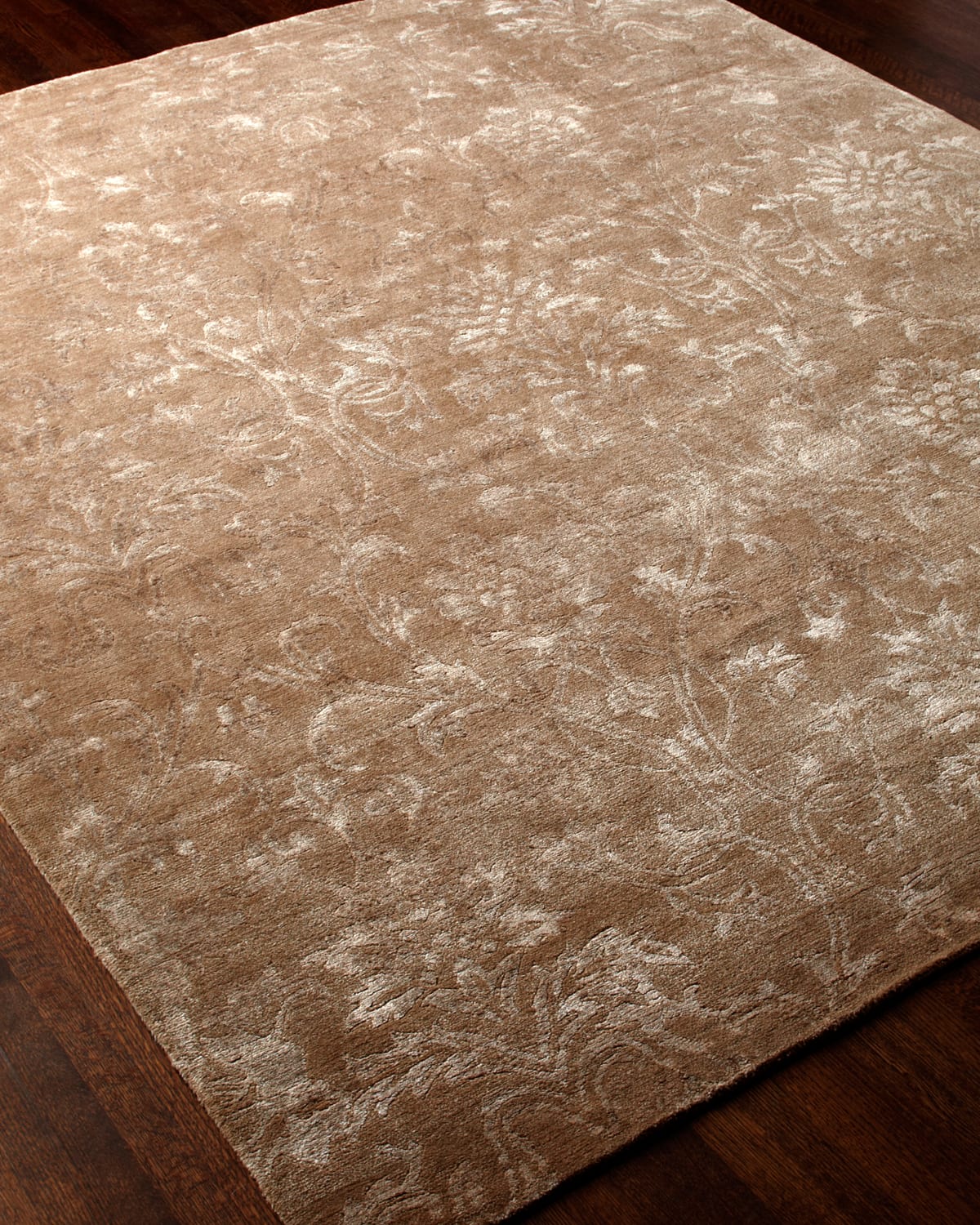 Nourcouture Gracyn Rug, 9" X 12" In Light Gold