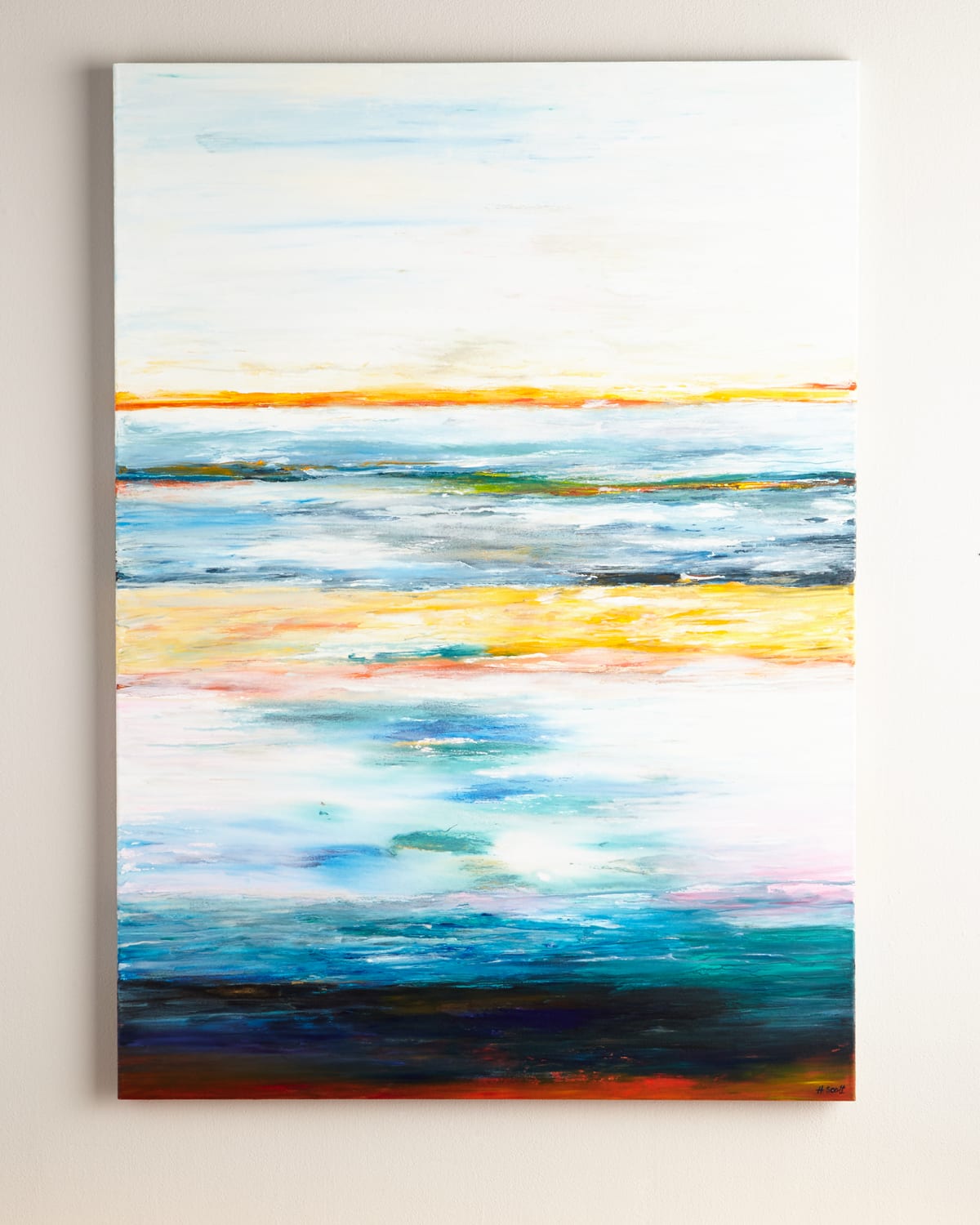 Rfa Fine Art Uneven Giclee On Paper Wall Art In Multi Colors