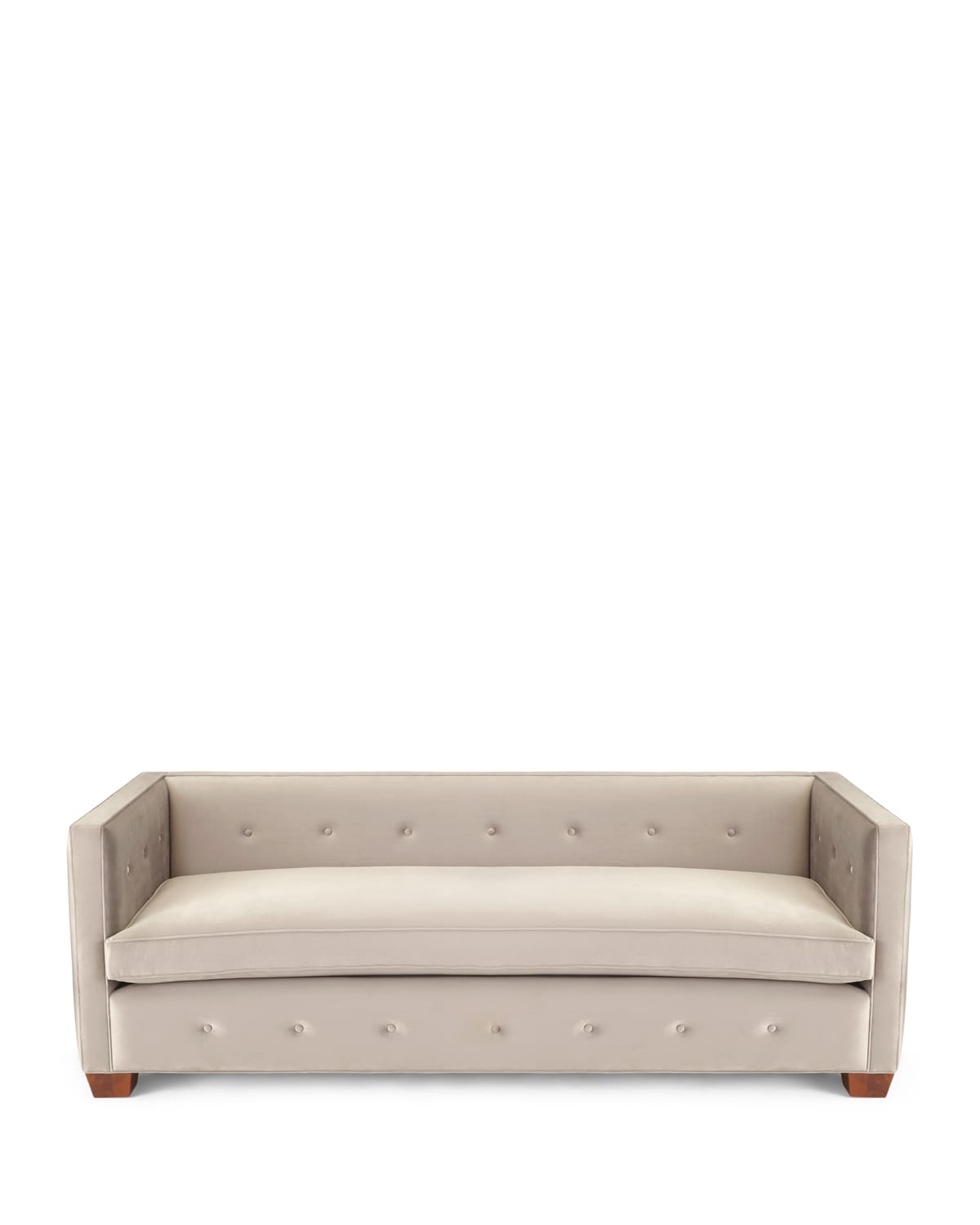 Haute House Birdie Tufted Sofa In Gray
