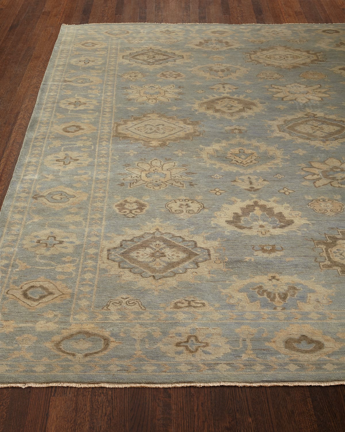 Exquisite Rugs Gladstone Oushak Rug, 9' X 12' In Gray