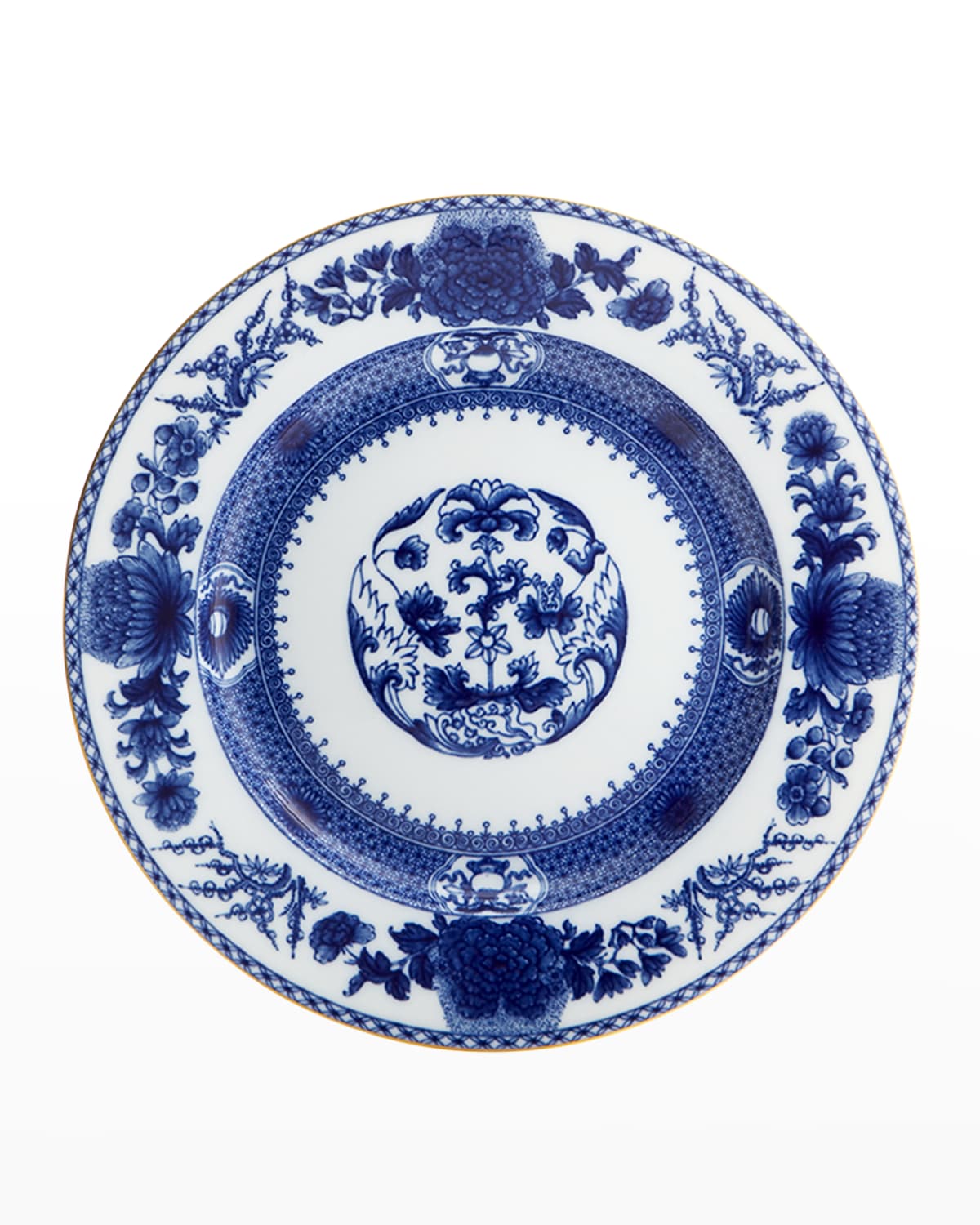 Shop Mottahedeh Imperial Blue Dinner Plate In Blu/wht