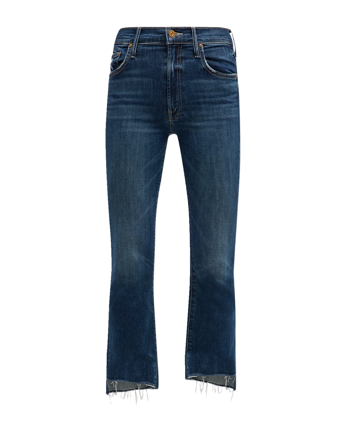 Mother The Insider Crop High-waist Bad Reputation Bootcut Jean In Teaming Up