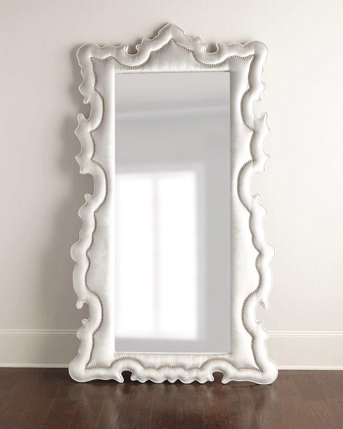 Haute House Thebes Floor Mirror In Silver