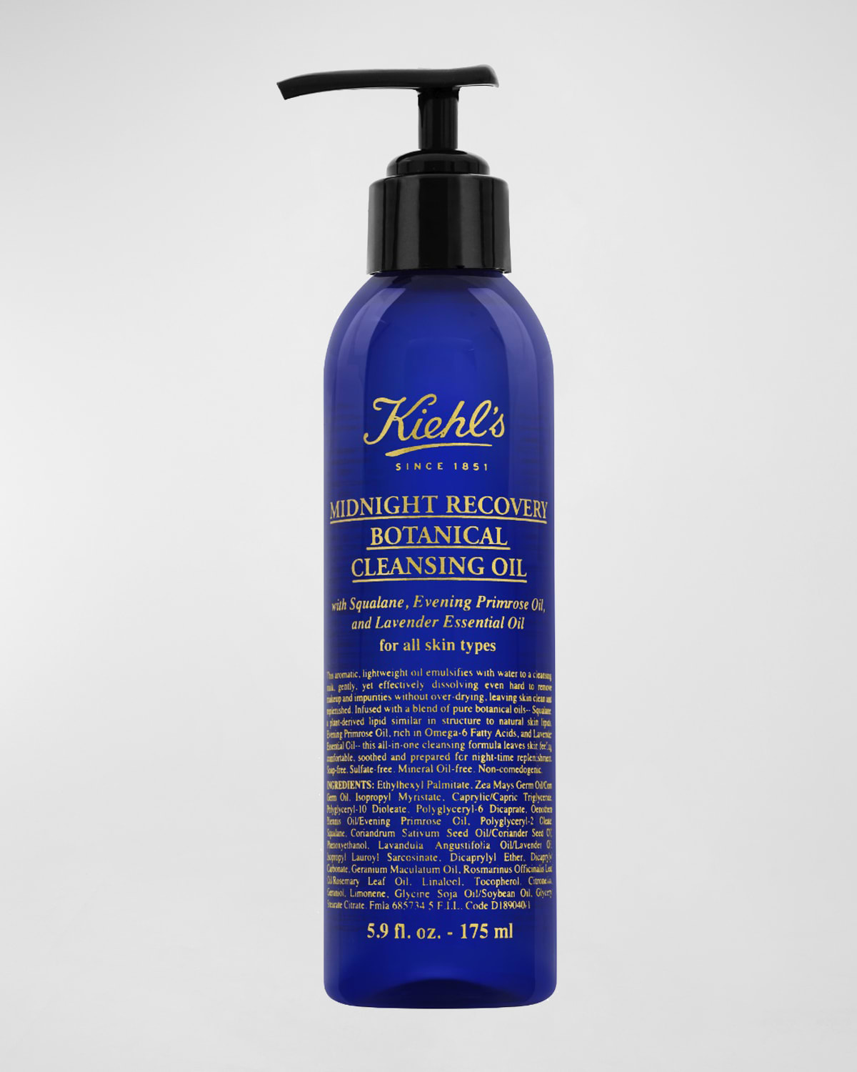 Kiehl's Since 5.9 oz. Midnight Recovery Botanical Cleansing Oil