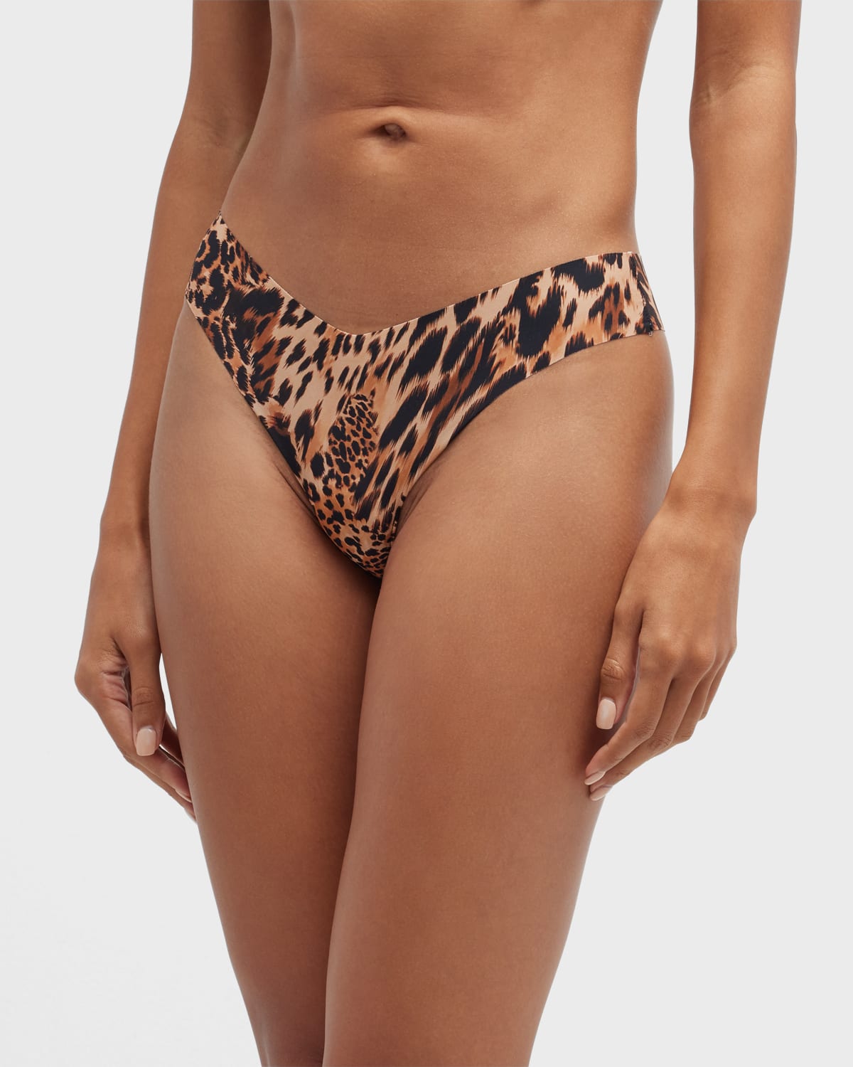 COMMANDO SEAMLESS PRINTED THONG