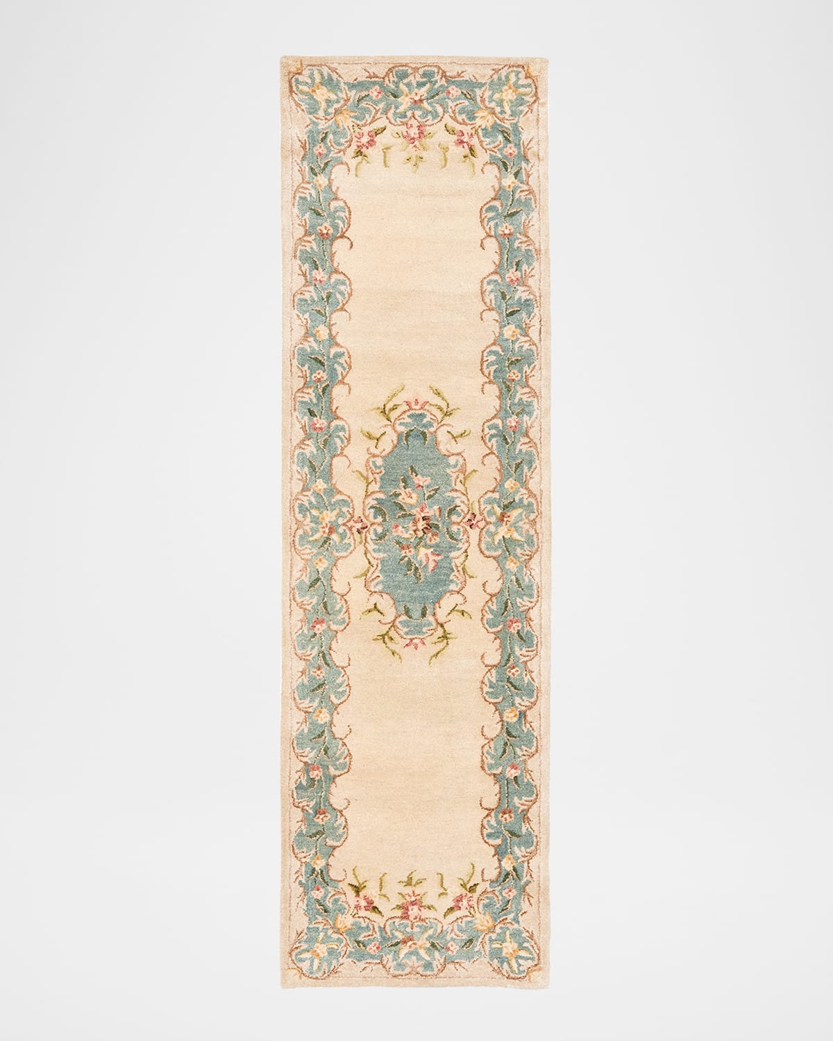 Safavieh Aubusson Hand Tufted Rug, 2' X 12' In Neutral