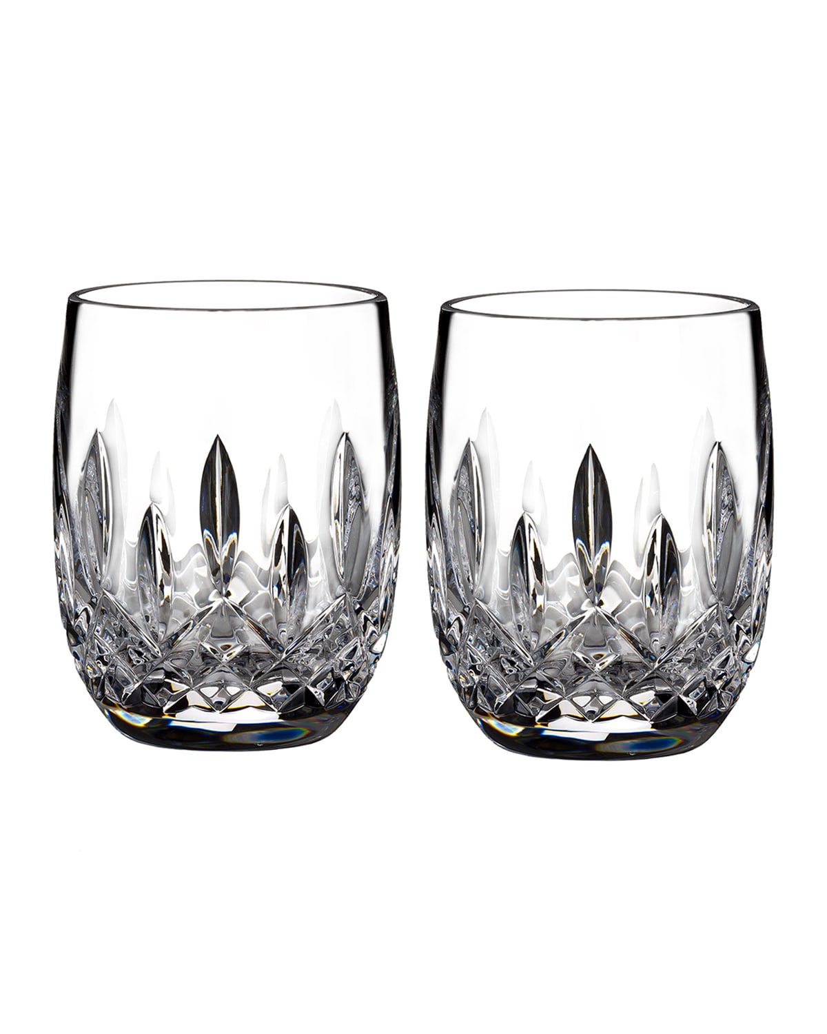 Shop Waterford Crystal Lismore Rounded Tumblers, Set Of 2 In Clear