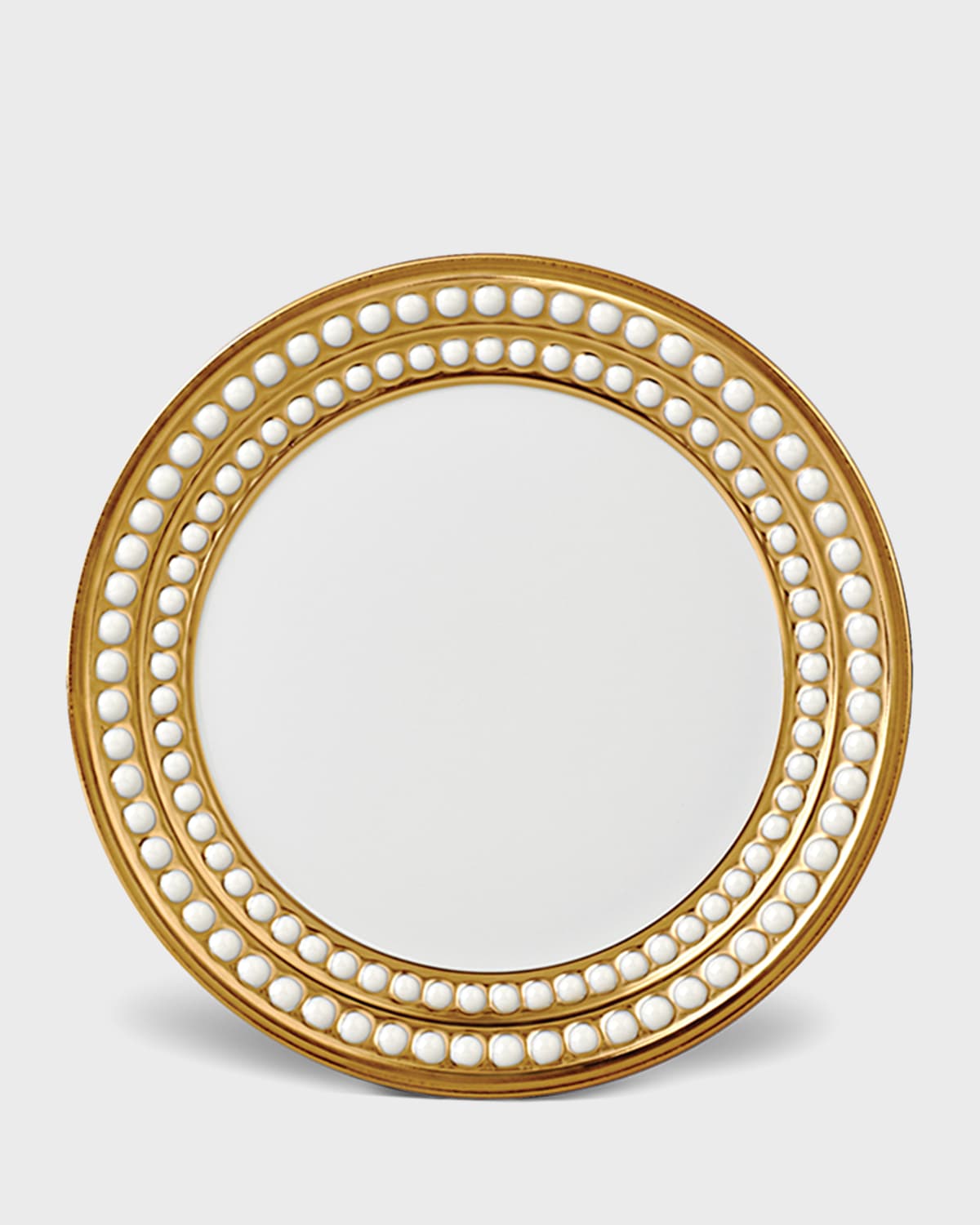 L'OBJET PERLEE GOLD BREAD & BUTTER PLATE