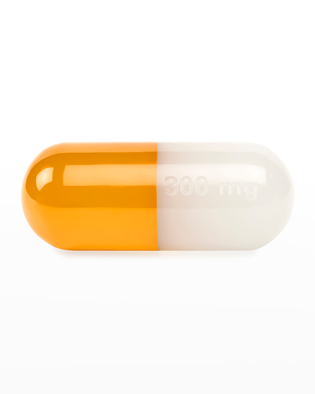 Shop Jonathan Adler Medium Orange Acrylic Pill