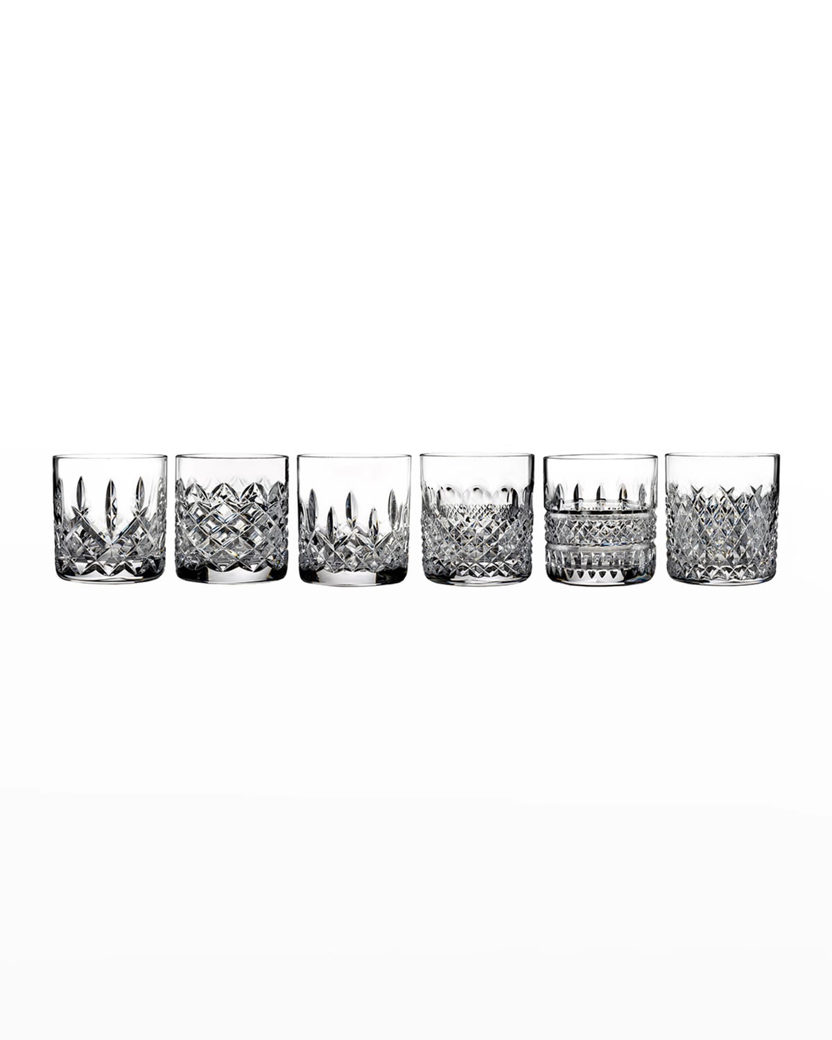 Shop Waterford Crystal Heritage Assorted Tumblers, 6-piece Set In Clear