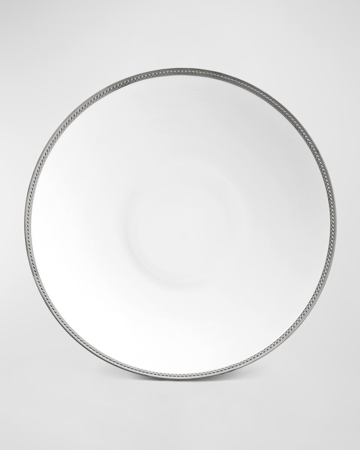 L'objet Soie Tressee Platinum-plated Coupe Bowl