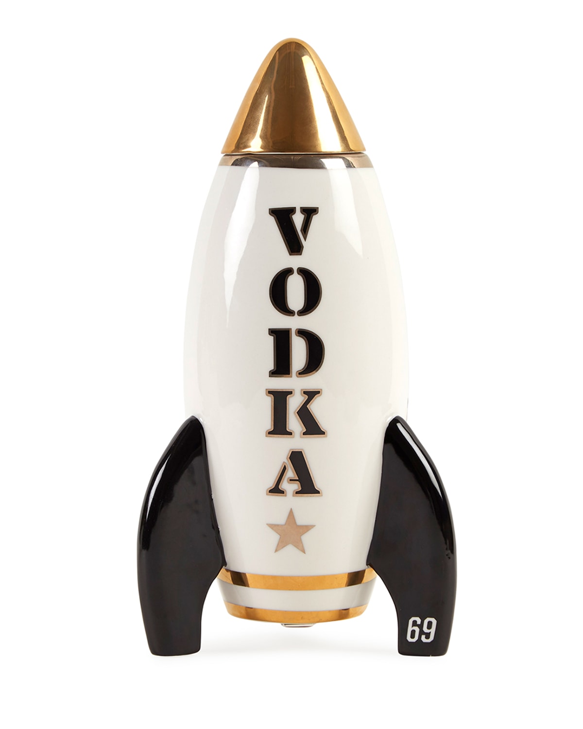 Jonathan Adler Vodka Rocket Decanter In White