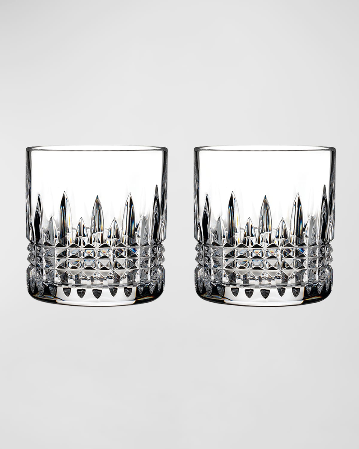 Waterford Crystal Lismore Diamond Straight Sided Tumblers 6 Oz., Set Of 2 In Clear