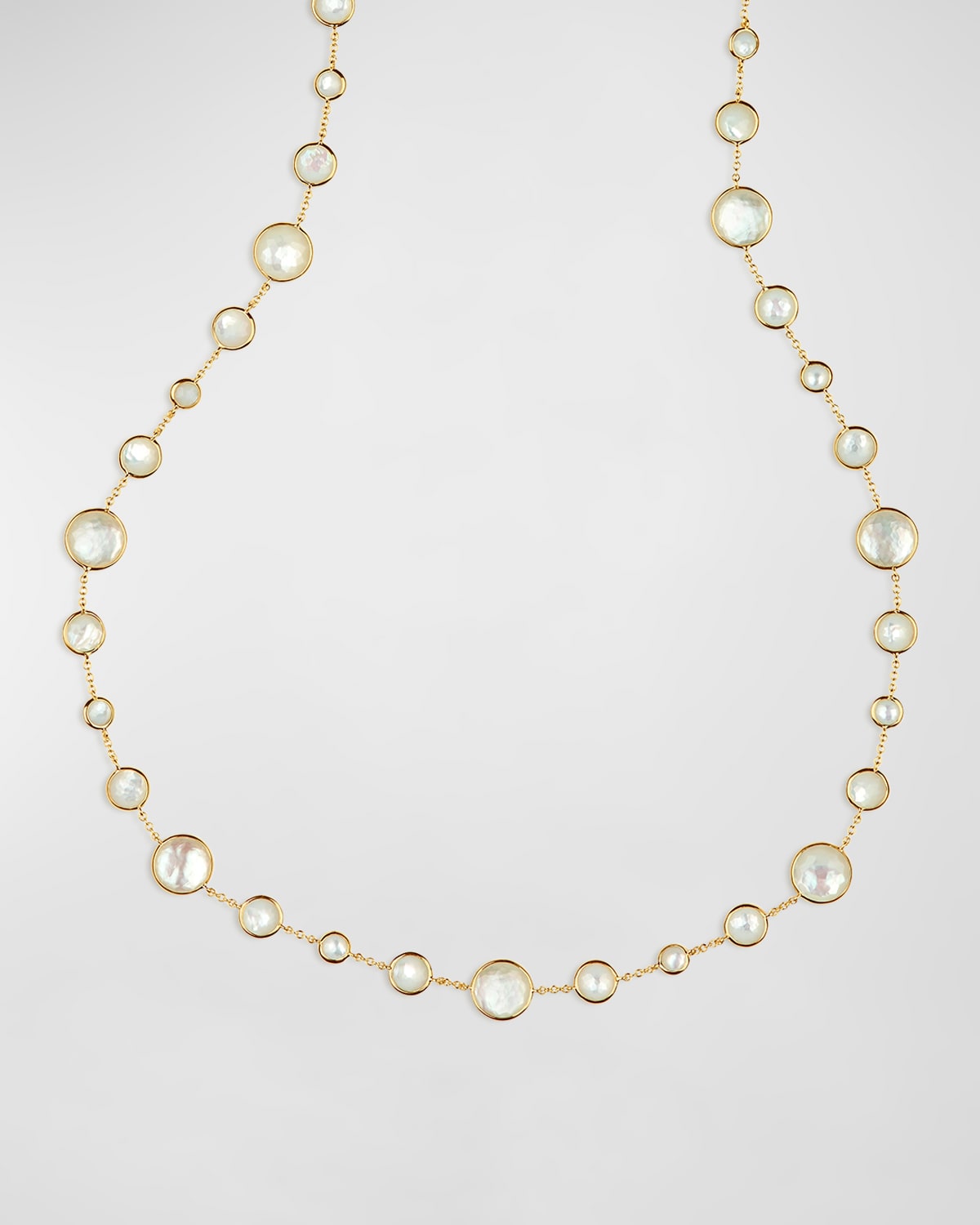 Ippolita Lollitini Long Necklace In 18k Gold In Mother Of Pearl